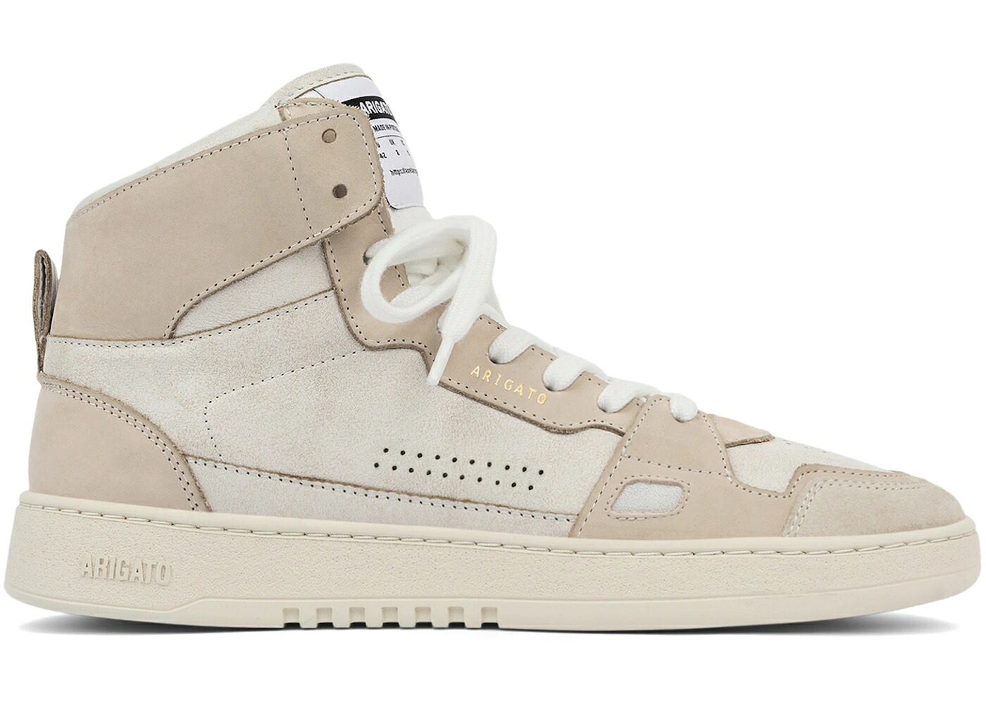 アクセルアリガト 靴 スニーカー ベージュ メンズ AXEL ARIGATO AXEL ARIGATO DICE HI SNEAKER BEIGE /