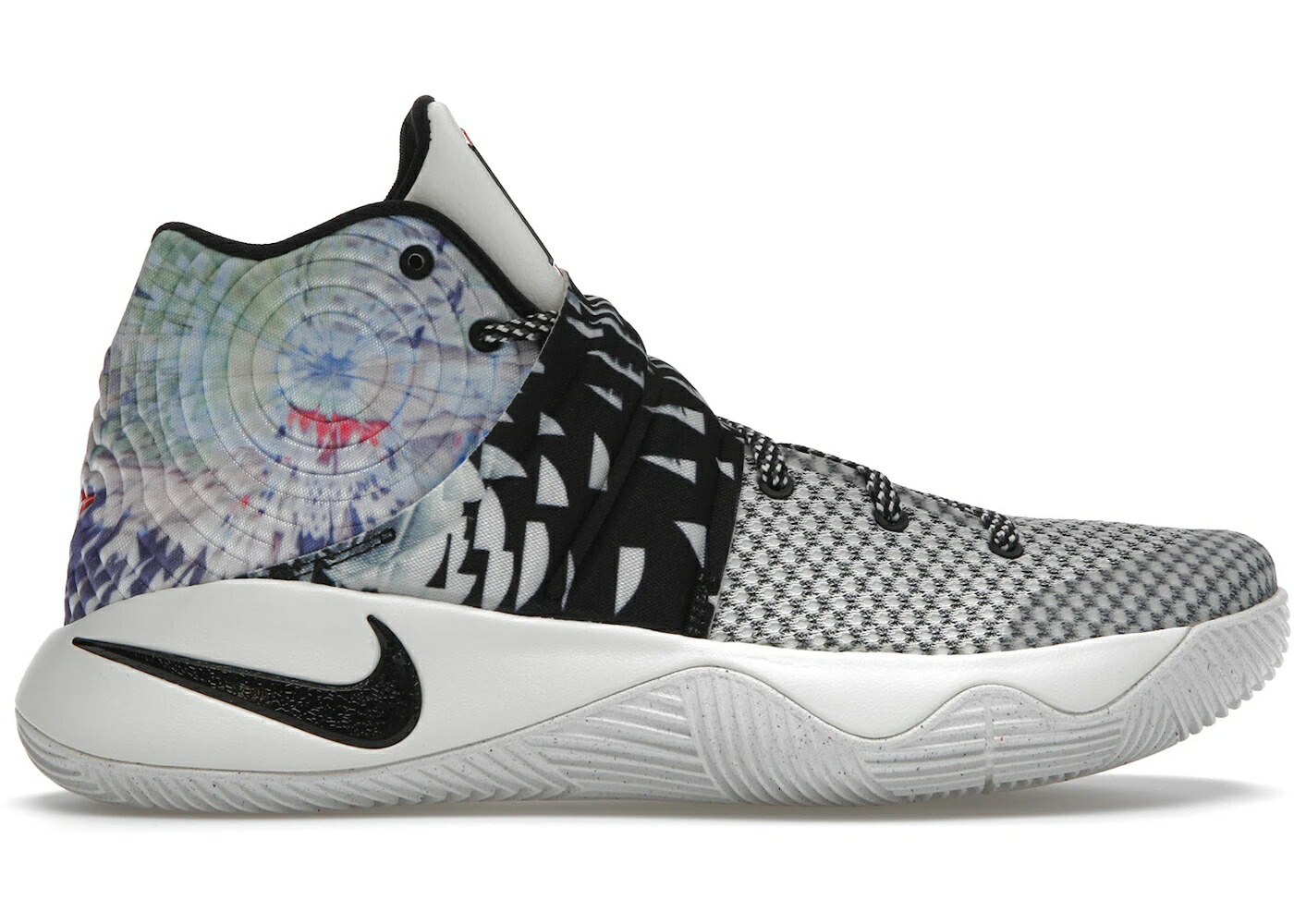 ナイキ カイリー 黒いこと 黒いこと スニーカー メンズ NIKE KYRIE 2 THE EFFECT / MULTI COLOR BLACK SAIL