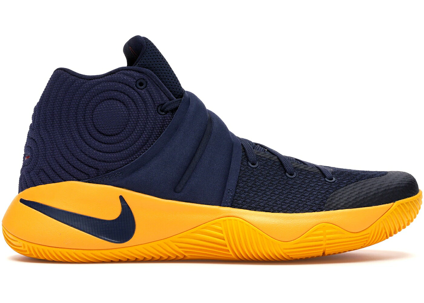 ナイキ カイリー 紺色 ネイビー ゴールド スニーカー メンズ NIKE KYRIE 2 CAVS / MIDNIGHT NAVY UNIVERSITY GOLD｜スニケス