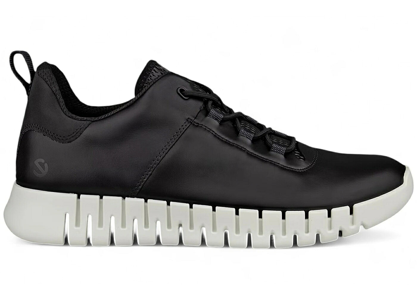 山びこ 黒いこと 黒いこと 白いこと 白いこと スニーカー メンズ ECCO GRUUV BLACK WHITE /