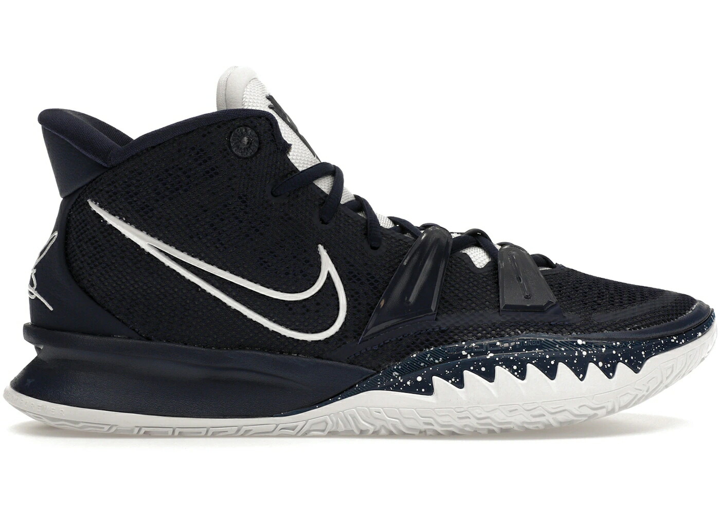 ナイキ カイリー 紺色 米国海軍 白いこと 白いこと スニーカー メンズ NIKE KYRIE 7 肺結核 MIDNIGHT NAVY / MIDNIGHT NAVY WHITE