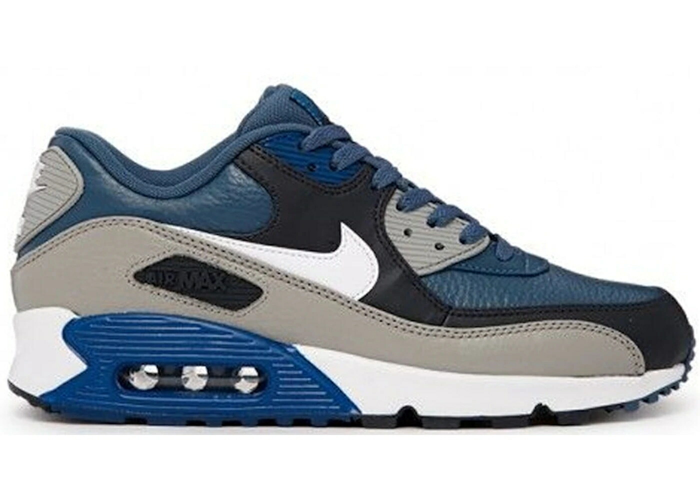 ナイキ マックス 青味 青み 白いこと 白いこと 薄墨色 薄墨色 エア湖マックス スニーカー メンズ NIKE AIR MAX 90 NEW SLATE GYM BLUE / NEW SLATE WHITE MEDIUM GREY GYM