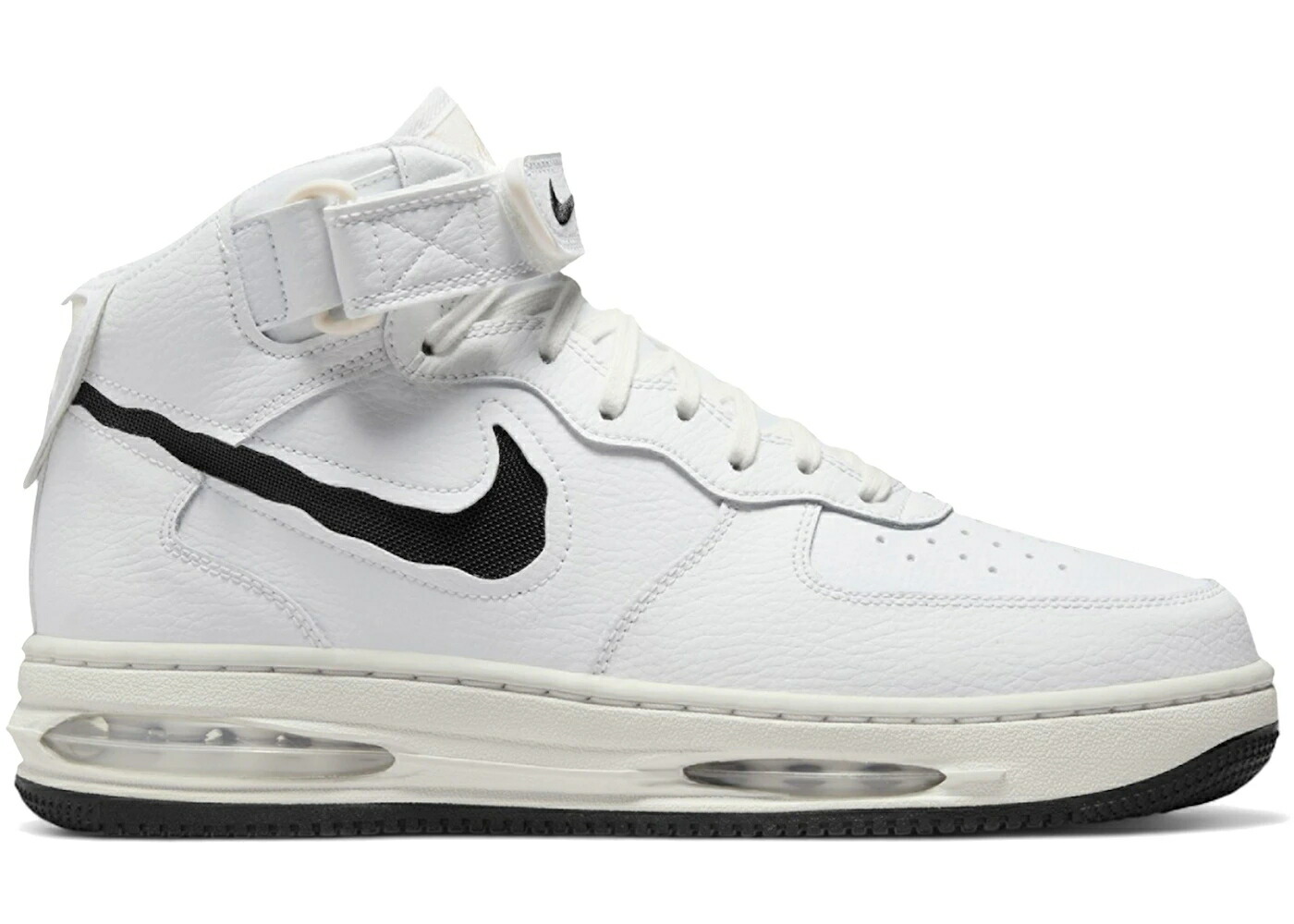 ナイキ ミッド 白いこと 白いこと 黒いこと 黒いこと 空軍 スニーカー メンズ NIKE AIR FORCE 1 MID EVO WHITE BLACK / SUMMIT WHITE BLACK SAIL