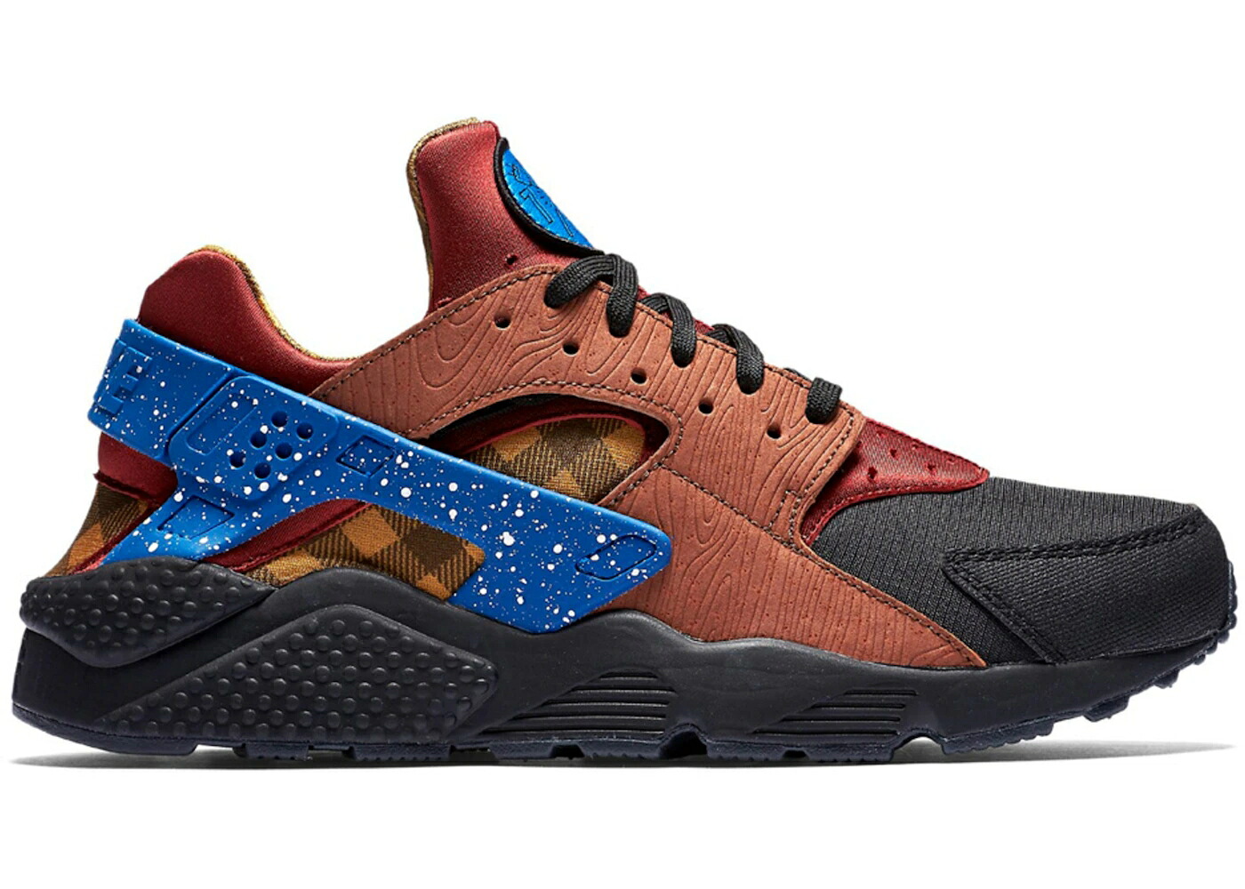 ナイキ 青色 ブルー 黒色 ブラック スニーカー メンズ NIKE AIR HAURACHE CAMPFIRE PACK / DARK CAYENNE BLUE SPARK BLACK