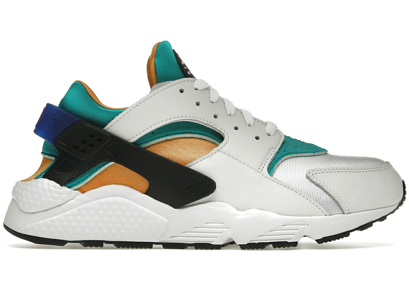 ナイキ ハラチ 白いこと 白いこと 青味 青み スニーカー メンズ NIKE AIR HUARACHE WHITE BLUE EMERALD RESIN / WHITE BLUE EMERALD RESIN