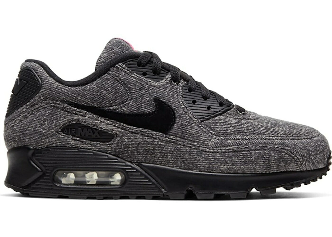 ナイキ マックス 黒いこと 黒いこと 白いこと 白いこと 大気圏マックス スニーカー メンズ NIKE AIR MAX 90 LOOPWHEELER / BLACK BLACK WHITE