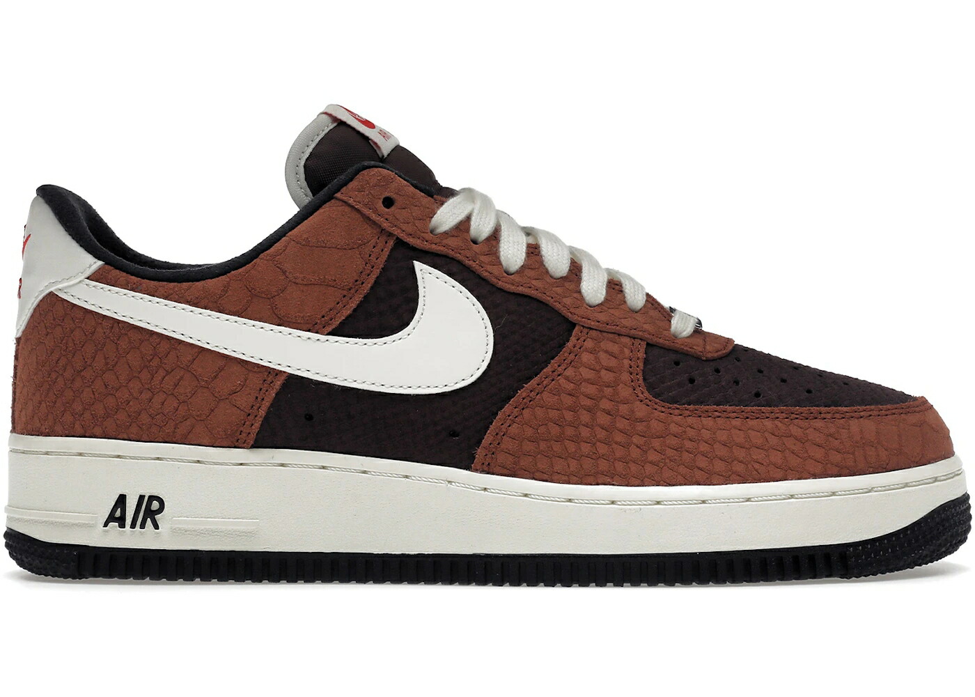 ナイキ 赤 赤いこと 空軍 スニーカー メンズ NIKE AIR FORCE 1 LOW RED BARK / RED BARK EARTH SAIL
