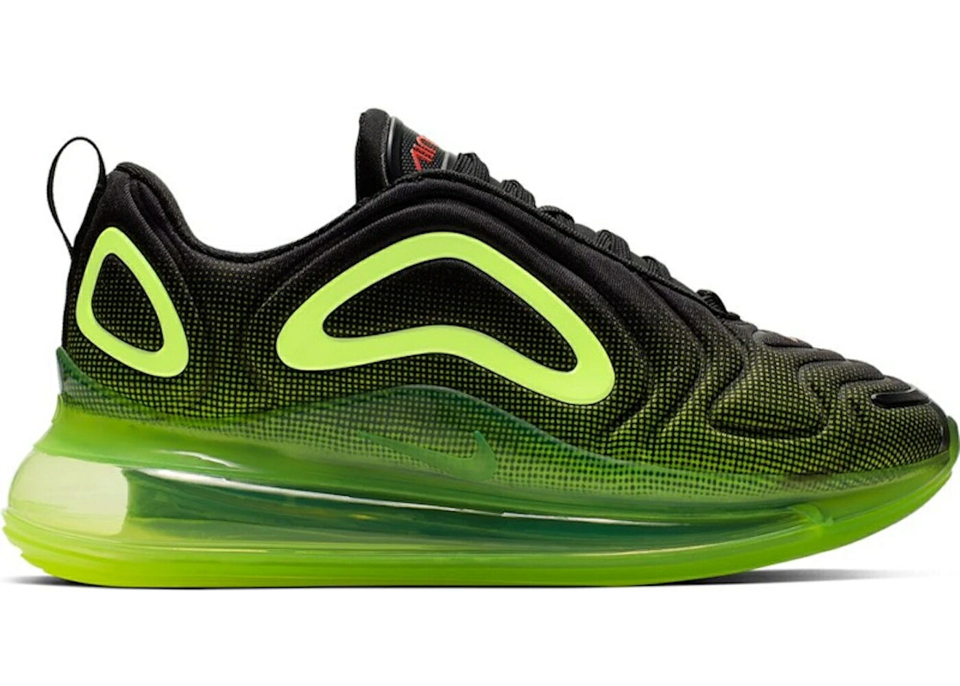 ナイキ マックス 黒いこと 黒いこと クリムゾン エア湖マックス お坊っちゃん キッズ NIKE AIR MAX 720 RETRO FUTURE (GS) / BLACK BRIGHT CRIMSON VOLT もの言う花 マタニティ スニーカー
