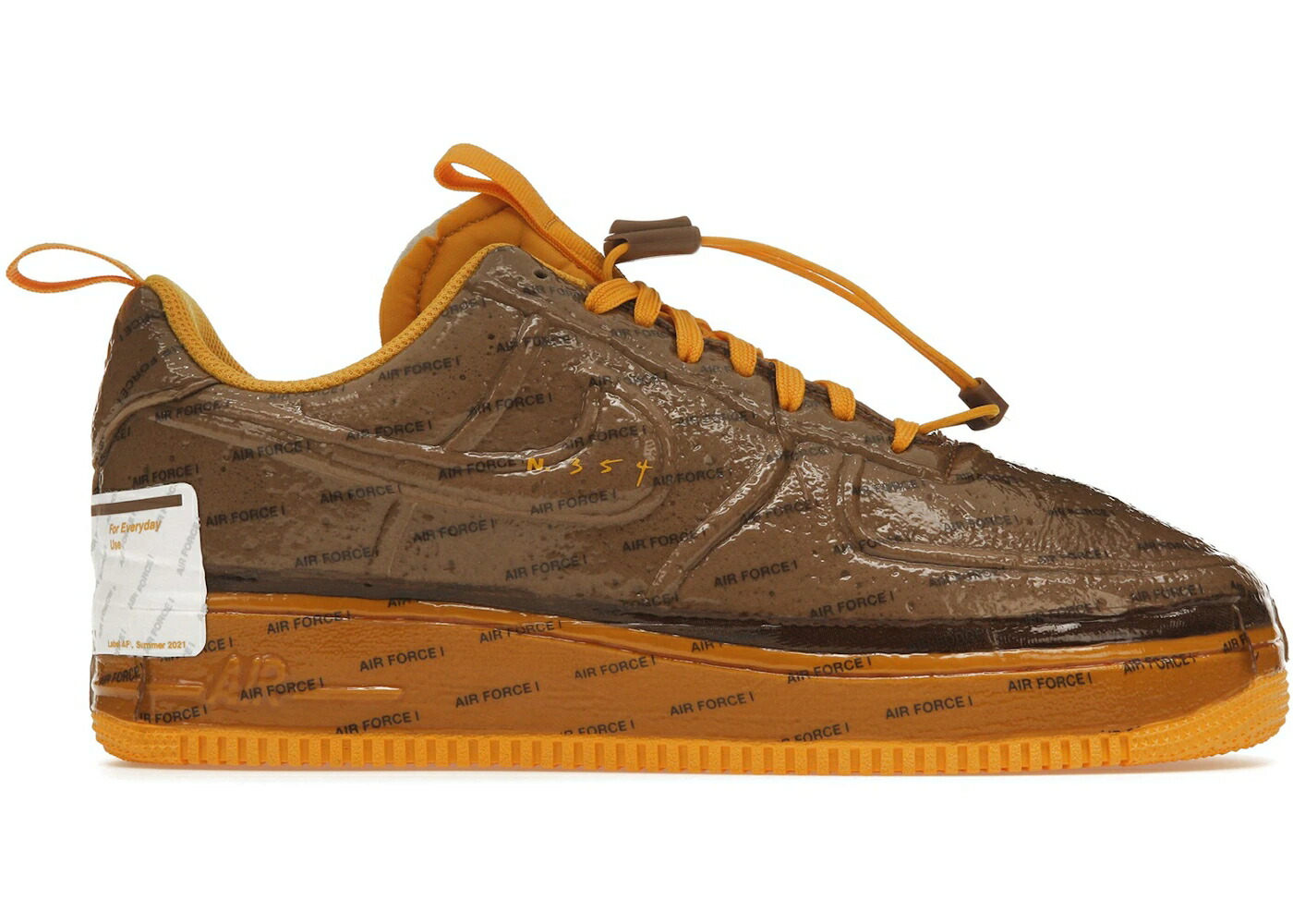 ナイキ 赤銅色 赤銅色 ゴールド 空軍 スニーカー メンズ NIKE AIR FORCE 1 LOW EXPERIMENTAL ARCHAEO BROWN / ARCHAEO BROWN UNIVERSITY GOLD