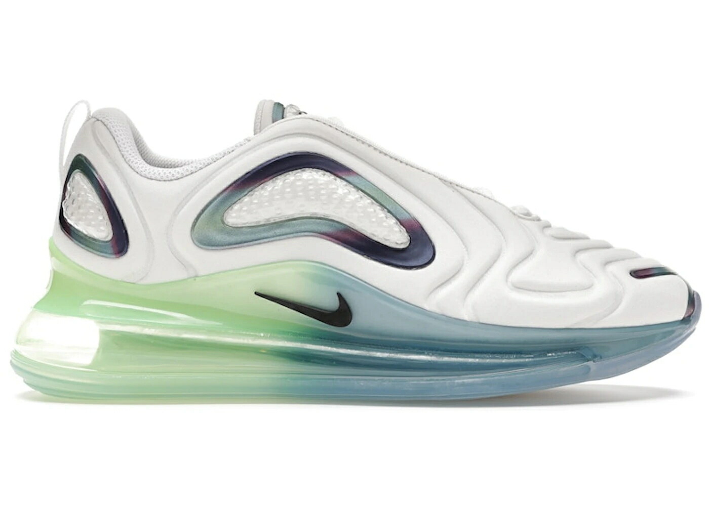 ナイキ マックス バブル 白色 ホワイト エアマックス スニーカー メンズ NIKE AIR MAX 720 BUBBLE PACK / SUMMIT WHITE WHITE METALLIC