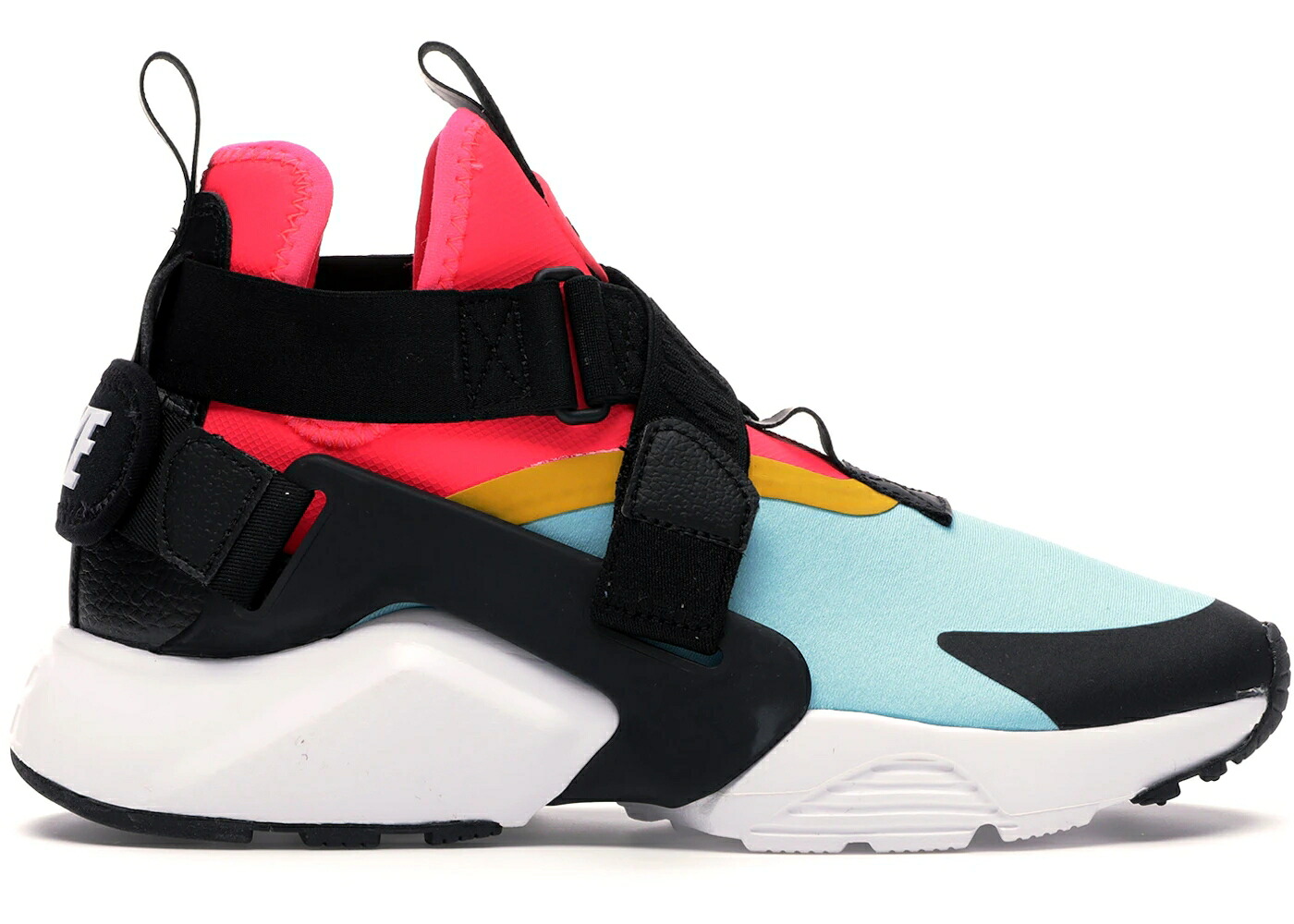 ナイキ ハラチ シティ アクア 黒いこと 黒いこと サクラ色 WOMEN\u0027S スニーカー レディース NIKE AIR HUARACHE CITY MULTI-COLOR (WOMEN\u0027S) / BLEACHED AQUA BLACK RACER PINK