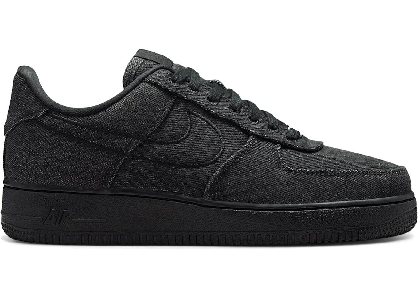 ナイキ 黒いこと 黒いこと ジーンズ 空軍 \u002707 WOMEN\u0027S スニーカー レディース NIKE AIR FORCE 1 LOW LV8 BLACK DENIM (WOMEN\u0027S) / BLACK BLACK