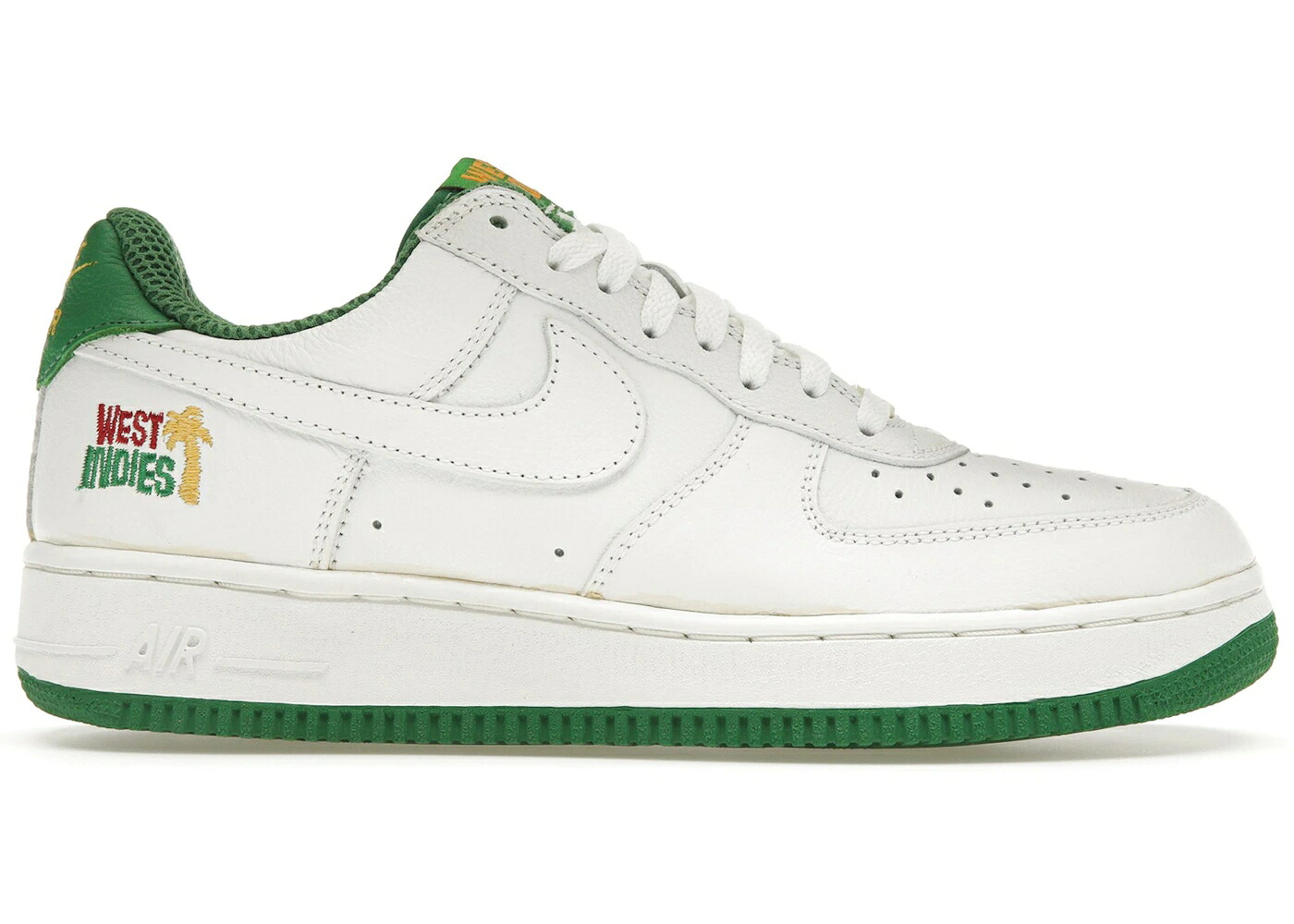 ナイキ 白いこと 白いこと 古典派音楽 緑 緑であること 空軍 スニーカー メンズ NIKE AIR FORCE 1 LOW WEST INDIES / WHITE WHITE CLASSIC GREEN