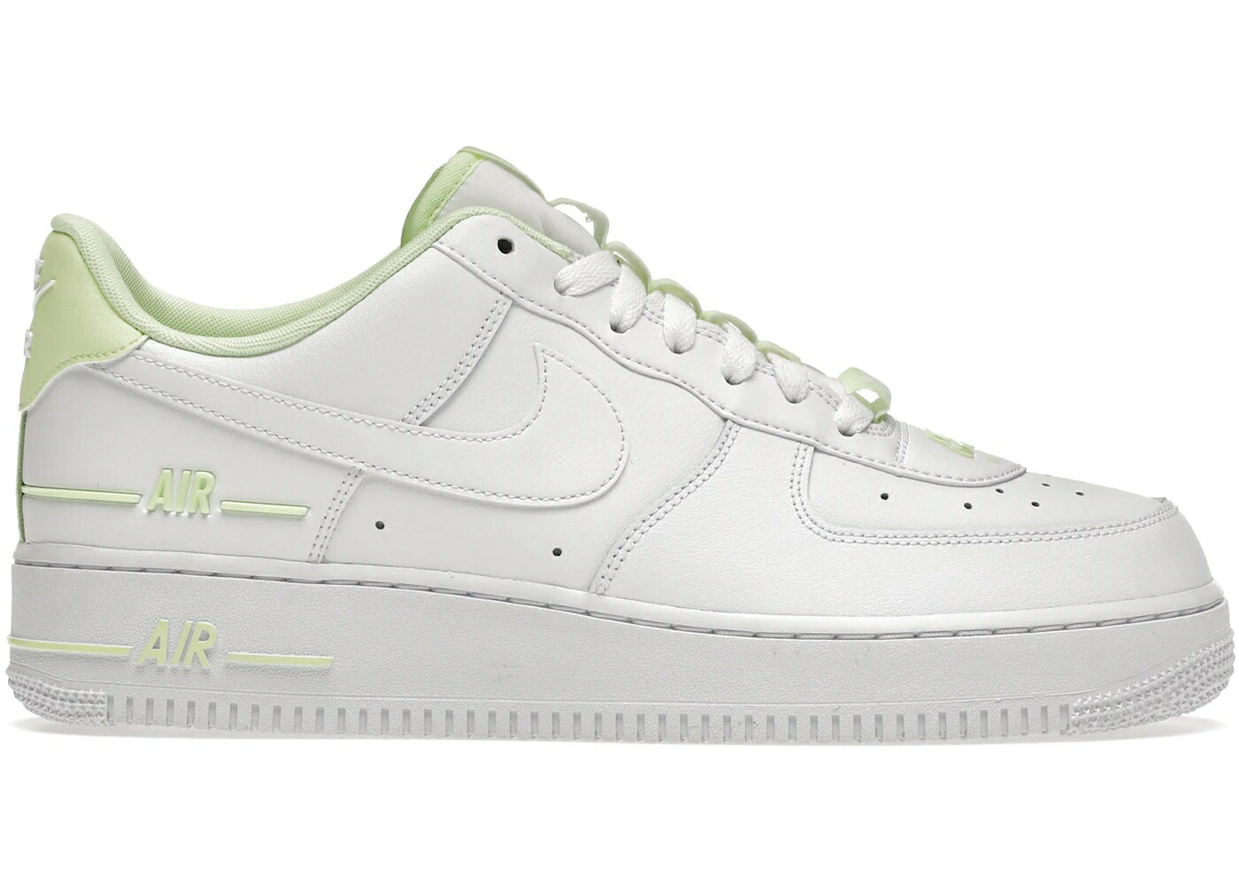 ナイキ 白いこと 白いこと 空軍 スニーカー メンズ NIKE AIR FORCE 1 LOW DOUBLE WHITE BARELY VOLT / WHITE WHITE BARELY VOLT