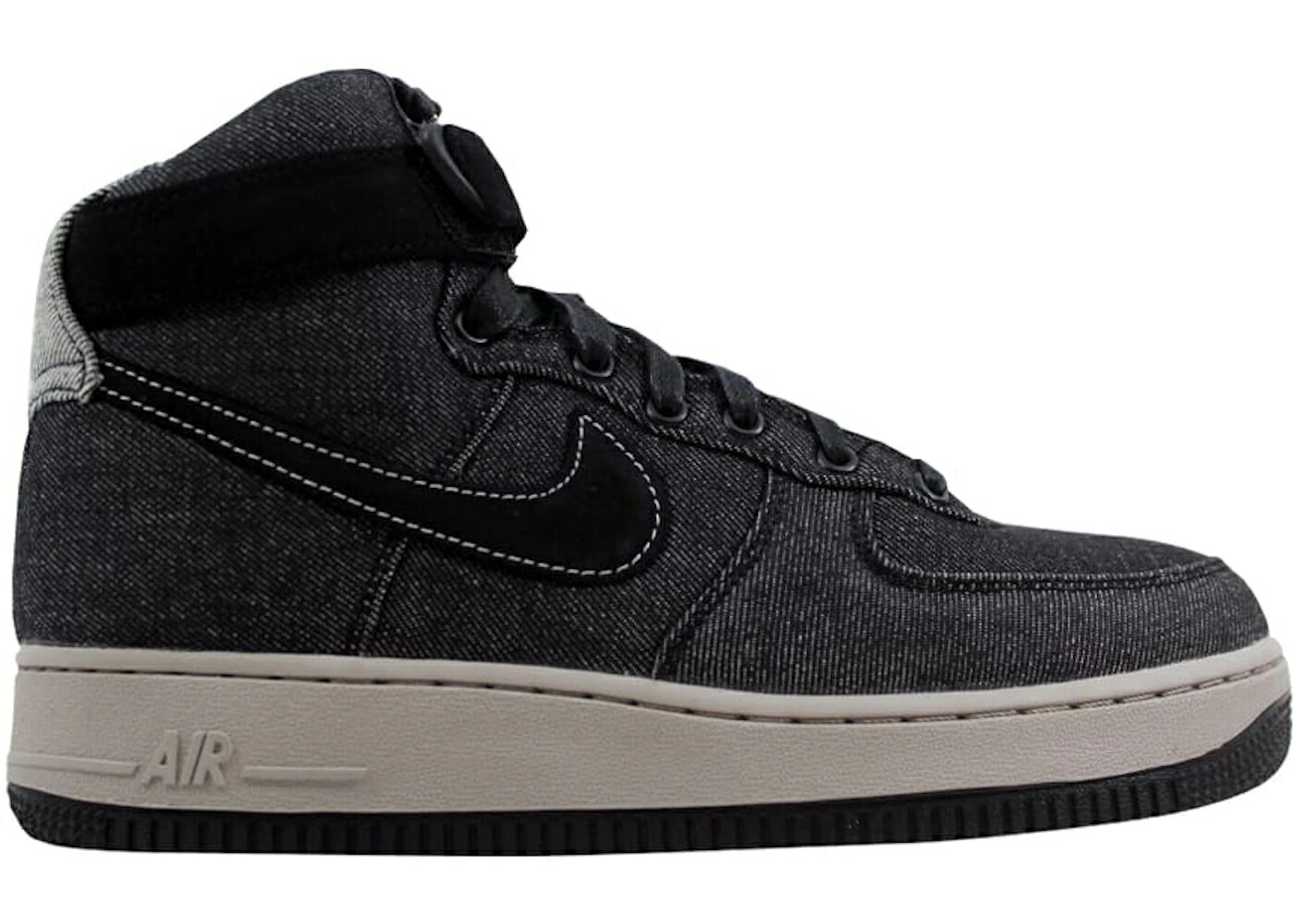 ナイキ ジーンズ 黒いこと 黒いこと 薄墨色 薄墨色 空軍 WOMEN\u0027S スニーカー レディース NIKE AIR FORCE 1 HI SE DENIM BLACK/DARK GREY-COBBLESTONE (WOMEN\u0027S) / BLACK DARK GREY COBBLESTONE
