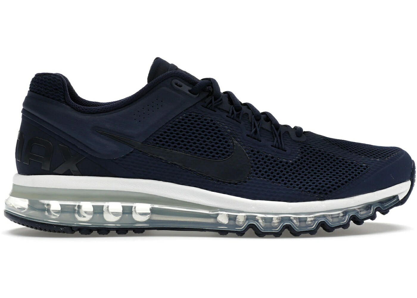 ナイキ マックス カレッジ 紺色 ネイビー 白色 ホワイト エアマックス スニーカー メンズ NIKE AIR MAX 2013 COLLEGE NAVY / COLLEGE NAVY SUMMIT WHITE