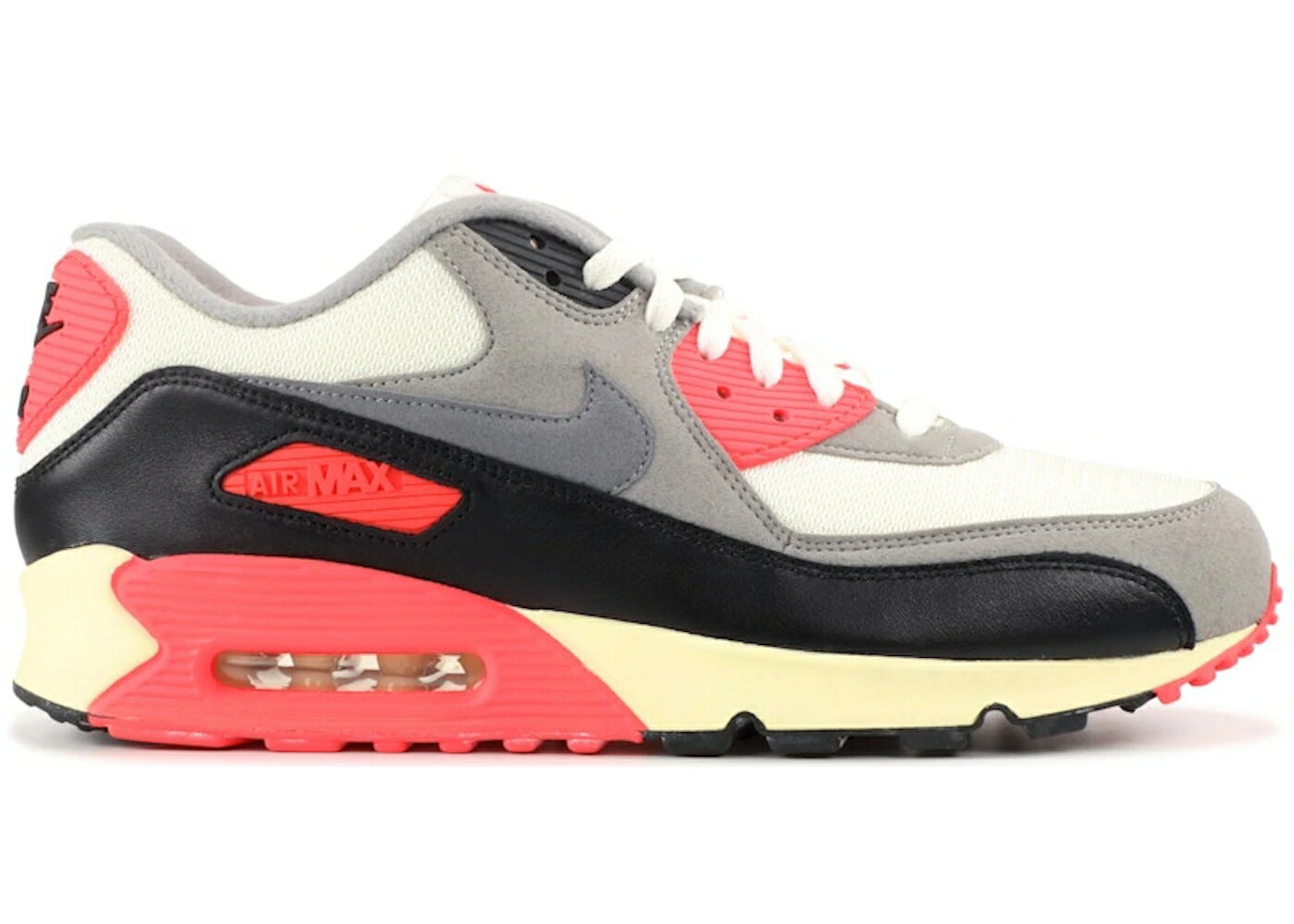 ナイキ マックス ビンテージ ヴィンテージ クール 灰色 グレー エアマックス スニーカー メンズ NIKE AIR MAX 90 INFRARED VINTAGE (B-GRADE) (2013) / SAIL COOL GREY MEDIUM GREY