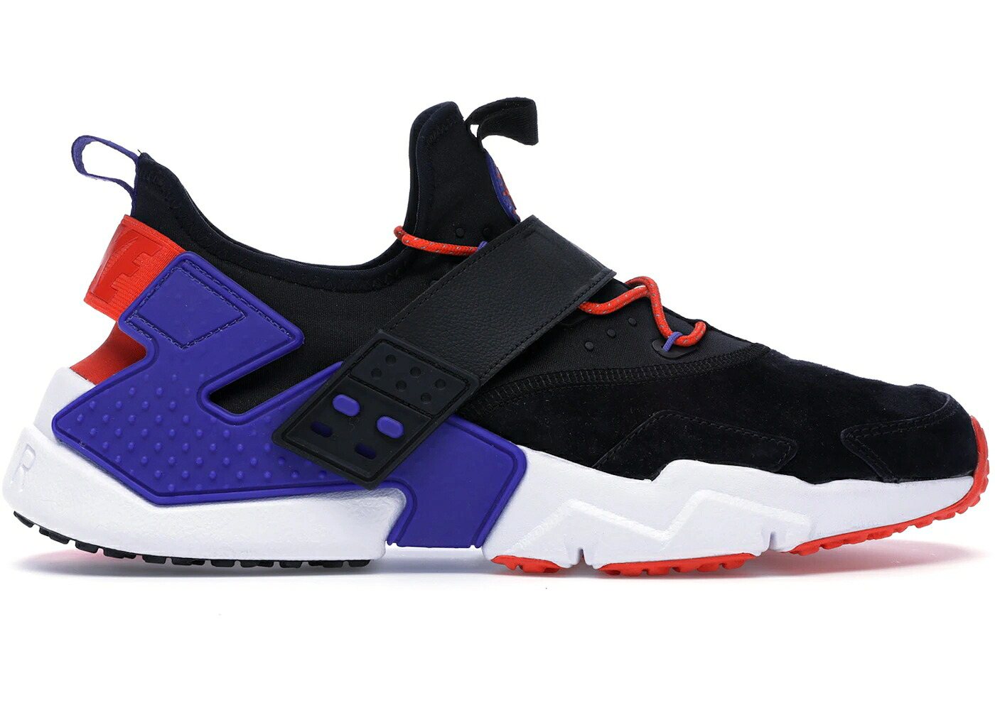 ナイキ ハラチ 黒いこと 黒いこと 混雑時 紫 相撲取り草 橙 オレンジ色 スニーカー メンズ NIKE AIR HUARACHE DRIFT BLACK RUSH VIOLET / BLACK RUSH VIOLET RUSH ORANGE
