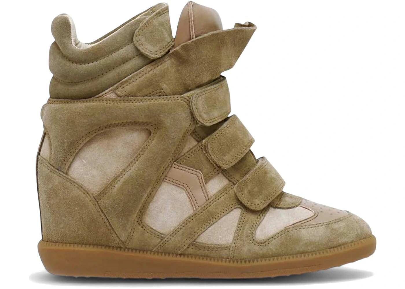 イザベルマランエトワール なめし革 ウェッジ WOMEN\u0027S スニーカー レディース ISABEL MARANT ISABEL MARANT BEKETT LEATHER WEDGE SNEAKERS TAUPE (WOMEN\u0027S) /