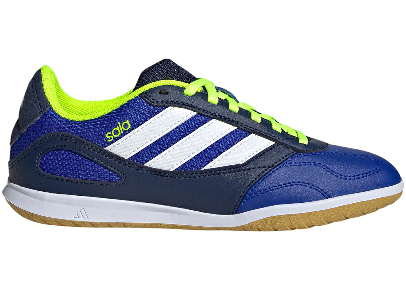 アディダス 青色 ブルー 白色 ホワイト ジュニア キッズ ADIDAS SUPER SALA COMPETITION 3 INDOOR LUCID BLUE CLOUD WHITE LEMON (GS) / LUCID BLUE CLOUD WHITE LUCID ベビー マタニティ スニーカー