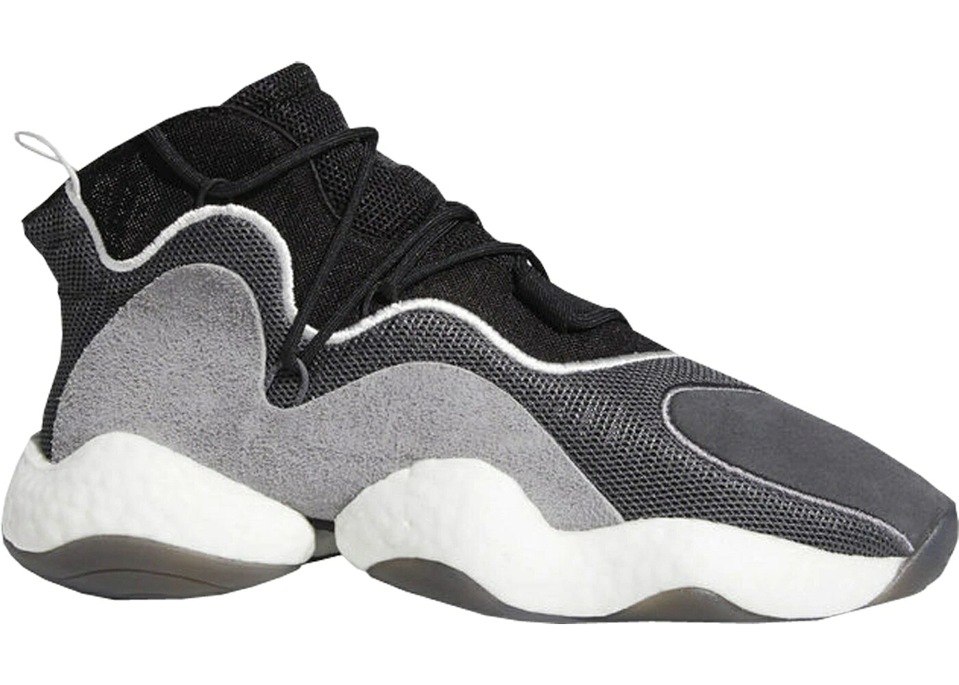 アディダス クレイジー コア 黒色 ブラック 灰色 グレー スニーカー メンズ ADIDAS CRAZY BYW CORE BLACK GREY / CORE BLACK GREY FIVE GREY THREE|スニケス