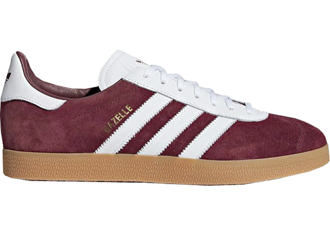 アディダス ガゼル ワイン色 バーガンディー 白色 ホワイト スニーカー メンズ ADIDAS GAZELLE COLLEGIATE BURGUNDY / COLLEGIATE BURGUNDY CLOUD WHITE｜スニケス