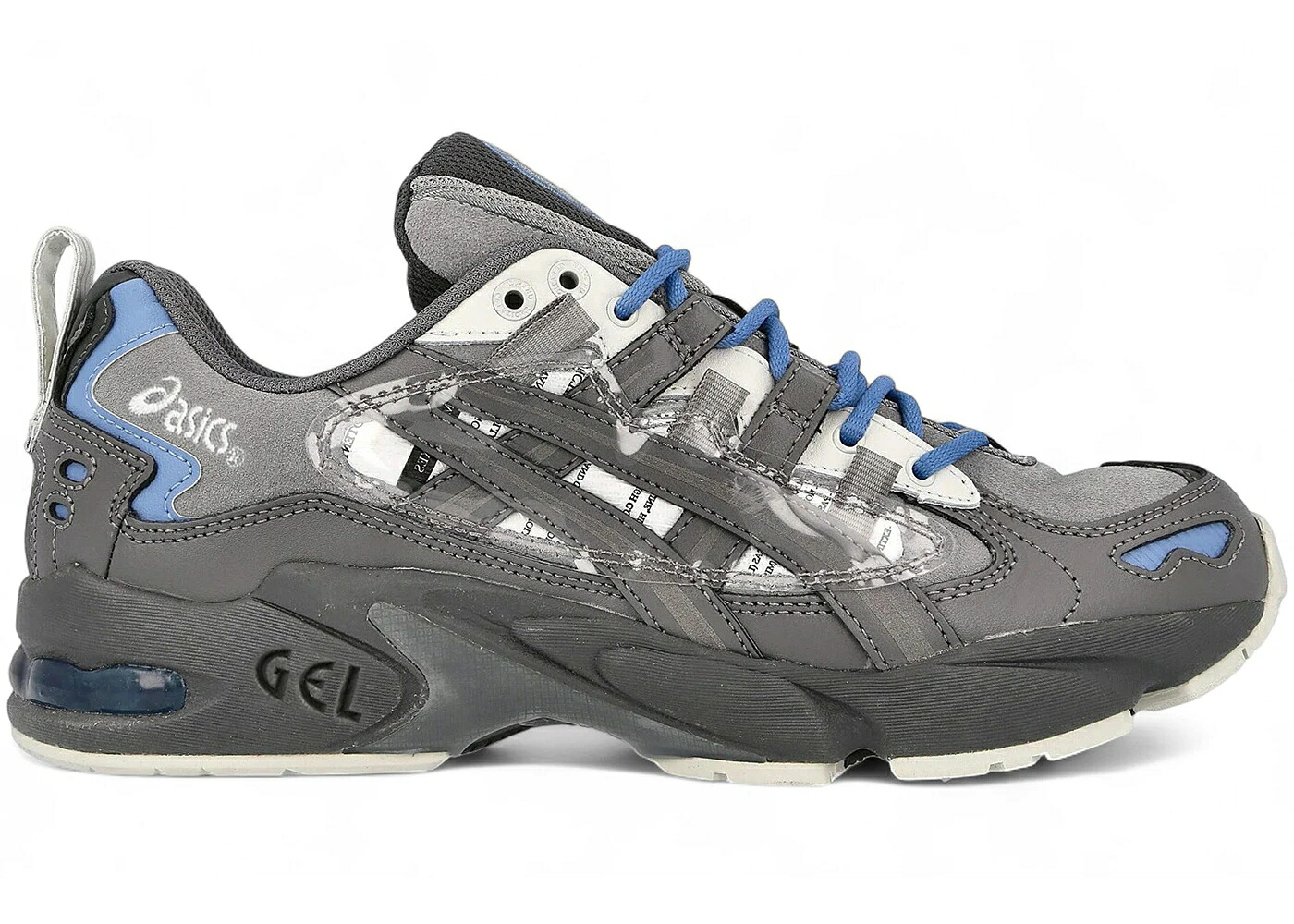 アシックス 灰色 グレー 青色 ブルー 銀色 シルバー スニーカー メンズ ASICS GEL-KAYANO 5 CHEMIST CREATIONS GREY BLUE / GREY SILVER BLUE|スニケス