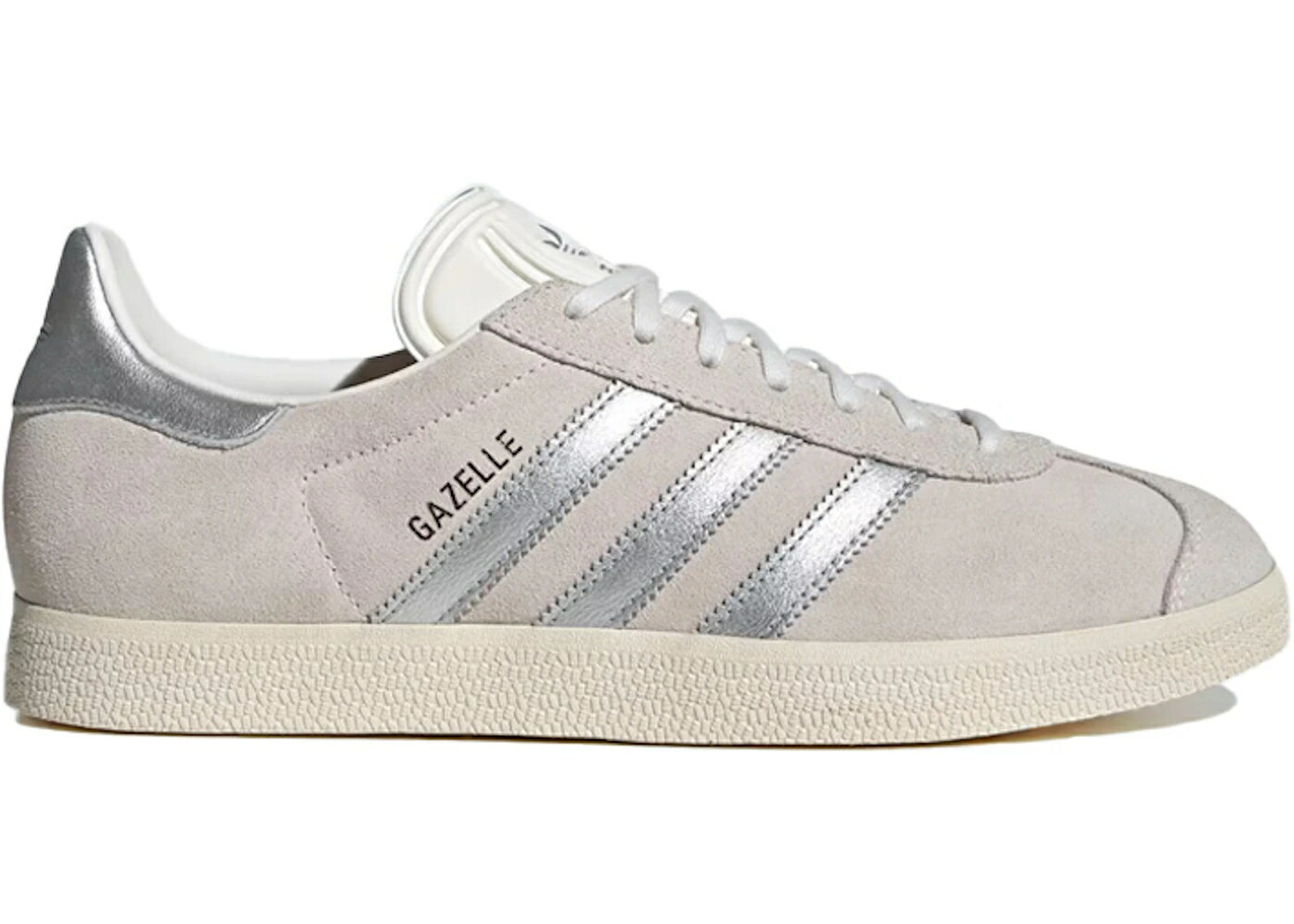 アディダス ガゼル 白いこと 白いこと しろがね色 しろがね色 スニーカー メンズ ADIDAS GAZELLE CLOUD WHITE SILVER METALLIC / CLOUD WHITE SILVER METALLIC