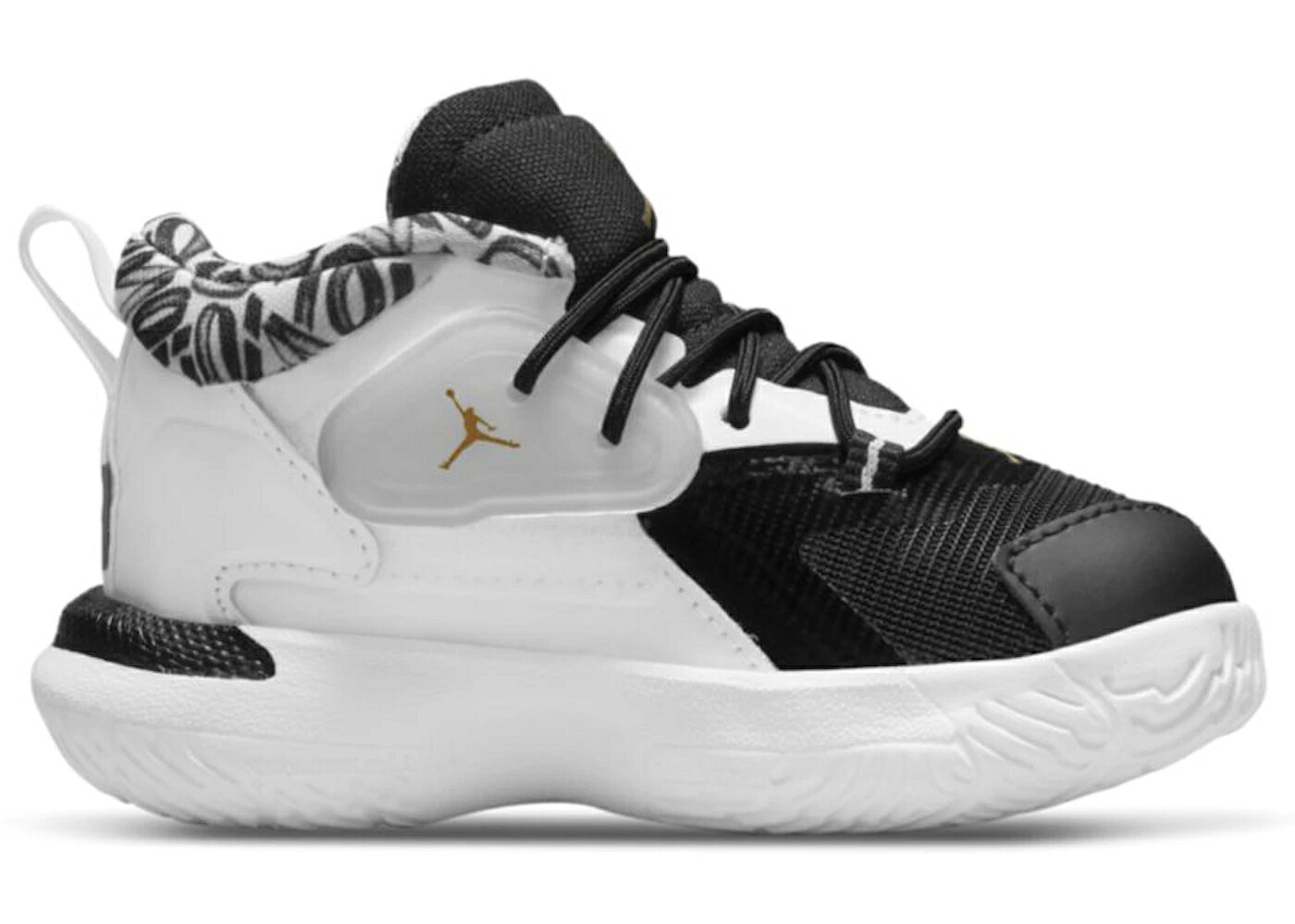 ナイキ ジョーダン 黒いこと 黒いこと 白いこと 白いこと ゴールド お坊っちゃん キッズ JORDAN ZION 1 GEN (TD) / BLACK WHITE METALLIC GOLD
