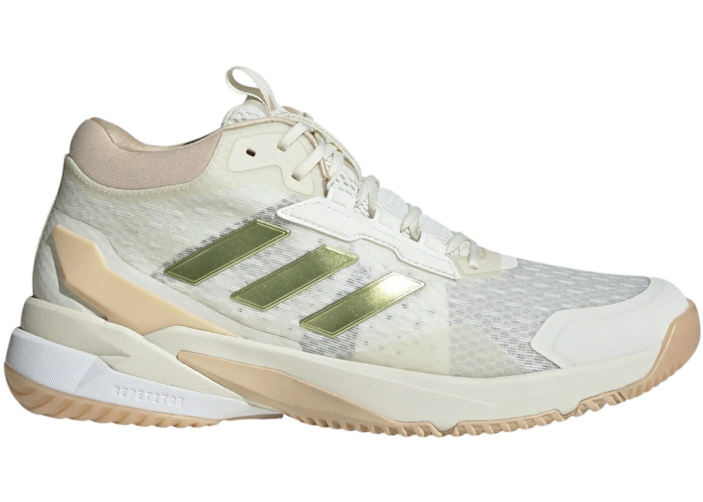 アディダス ミッド 白いこと 白いこと ゴールド 砂色 砂子 WOMEN\u0027S スニーカー レディース ADIDAS CRAZYFLIGHT 6 MID INDOOR OFF WHITE GOLD METALLIC CRYSTAL SAND (WOMEN\u0027S) / OFF WHITE GOLD METALLIC CRYSTAL
