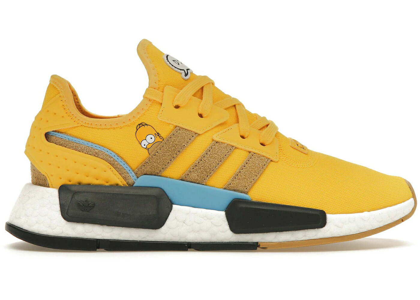 アディダス 白いこと 白いこと 中核グループ 黒いこと 黒いこと スニーカー メンズ ADIDAS NMD G1 THE SIMPSONS HOMER SIMPSON / PANTONE CLOUD WHITE CORE BLACK