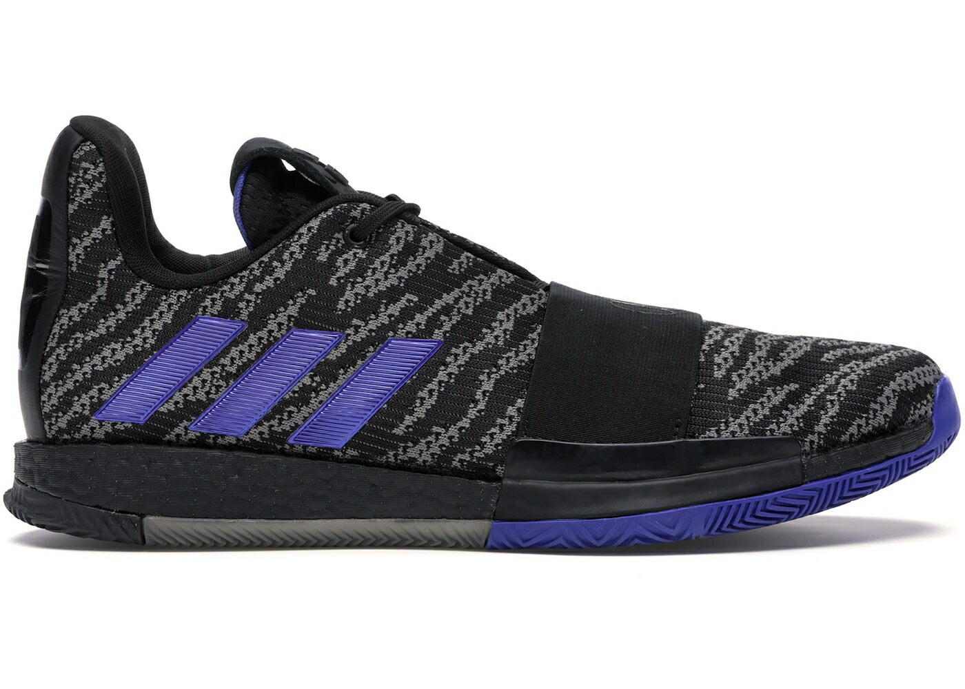 アディダス ハーデン コア 黒色 ブラック 青色 ブルー ソリッド VOL. スニーカー メンズ ADIDAS HARDEN 3 CORE BLACK ACTIVE BLUE / CORE BLACK ACTIVE BLUE SOLID