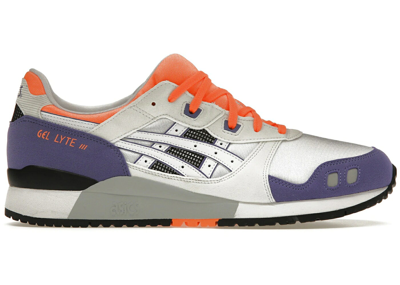 アシックス ゲルライト 橙 オレンジ 紫 パープル 白色 ホワイト スニーカー メンズ ASICS GEL-LYTE III OG ORANGE PURPLE / WHITE ORANGE|スニケス