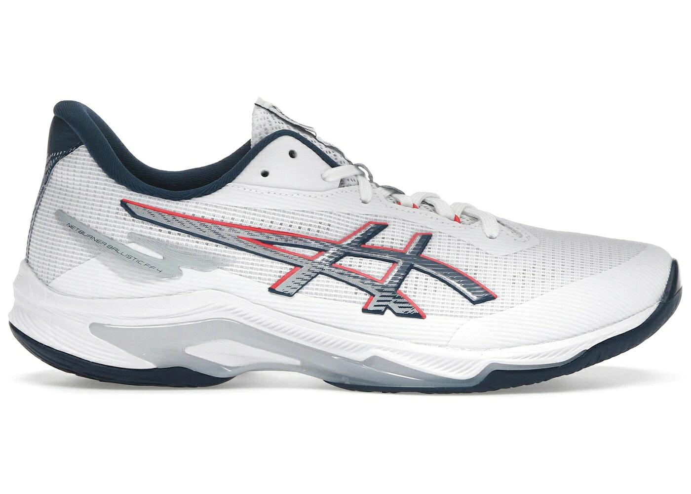 アシックス 白いこと 白いこと 青碧 青碧 スニーカー メンズ ASICS NETBURNER BALLISTIC FF 4 WHITE MAKO BLUE / WHITE MAKO BLUE