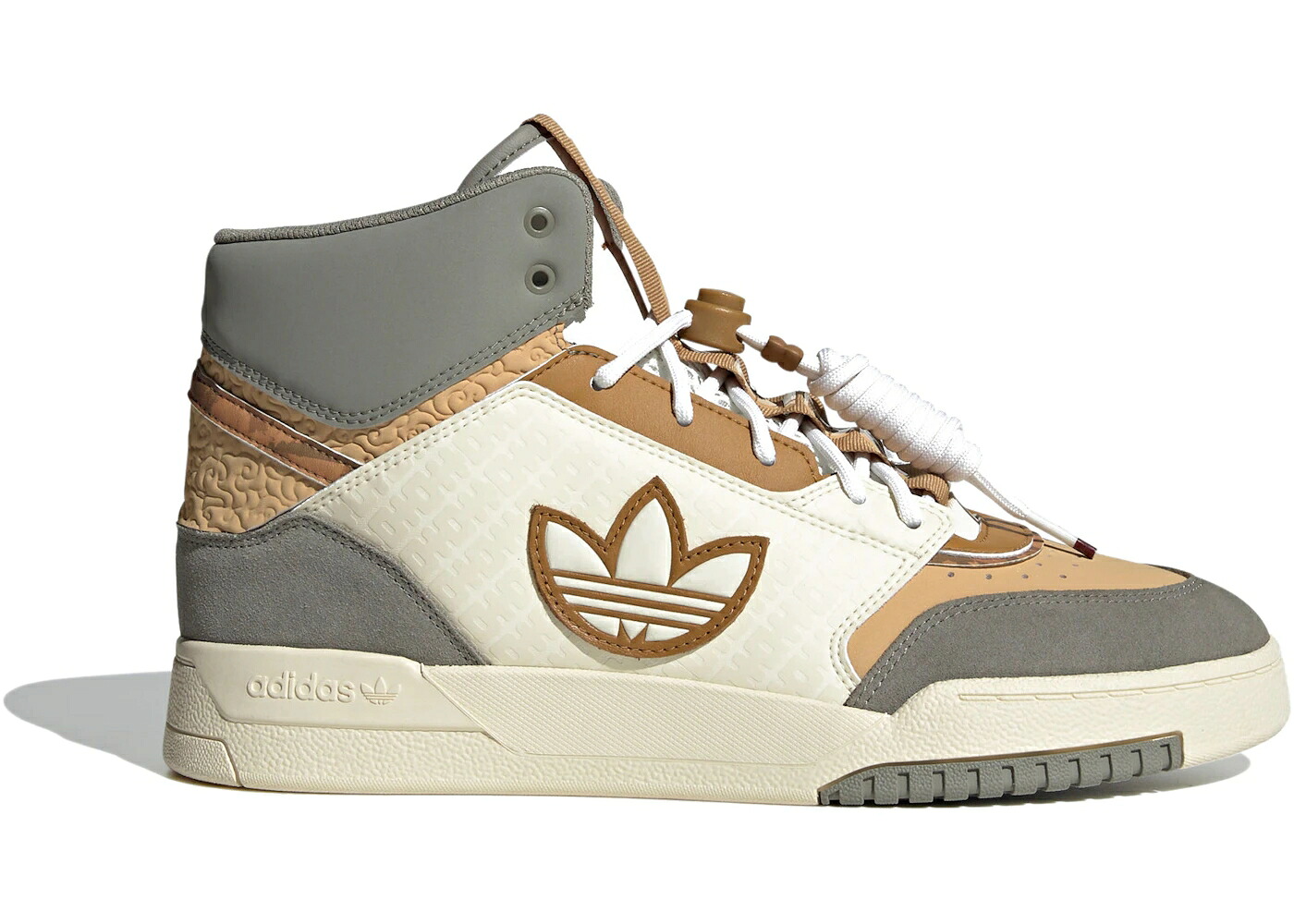 アディダス 皮膚軟化剤 白いこと 白いこと ベージュ スニーカー メンズ ADIDAS DROP STEP XL CREAM WHITE BEIGE / CREAM WHITE BEIGE HAZBEI