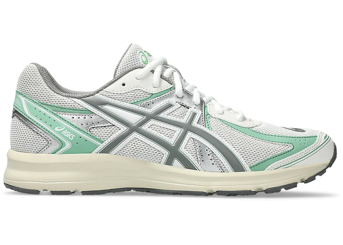 アシックス 白いこと 白いこと 薄墨色 薄墨色 スニーカー メンズ ASICS JOG 100S WHITE CLAY GREY / WHITE CLAY GREY 靴-スニーカー