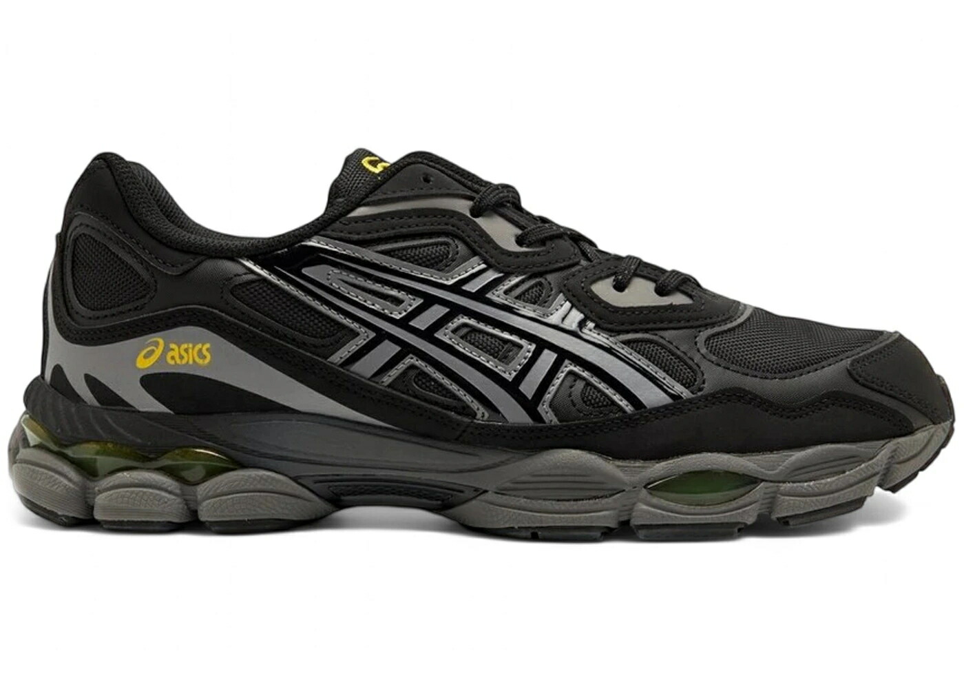アシックス 黒いこと 黒いこと 薄墨色 薄墨色 ゴールド スニーカー メンズ ASICS GEL-NYC BLACK GREY GOLD / BLACK GREY GOLD