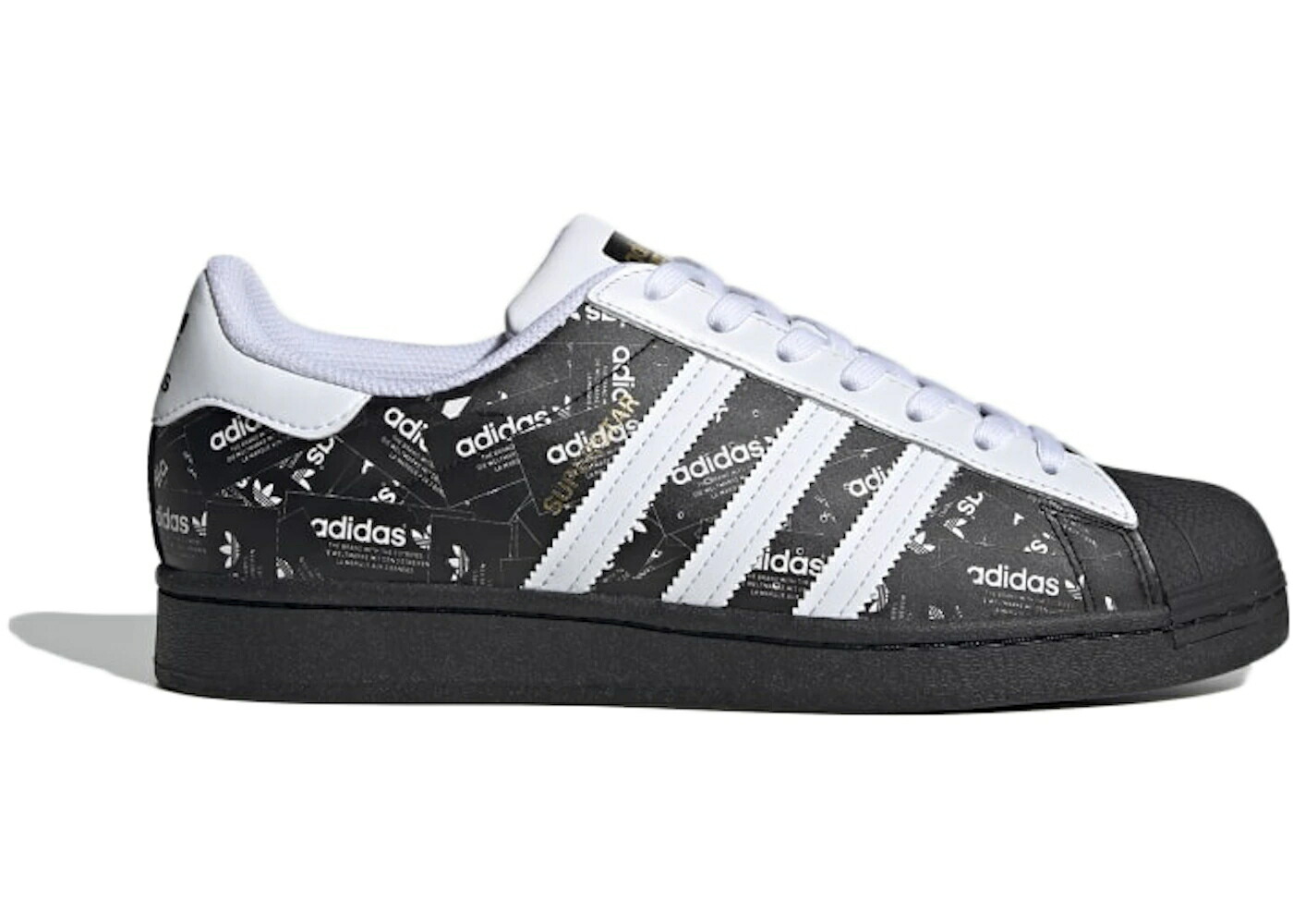アディダス スーパースター 黒色 ブラック コア 白色 ホワイト スニーカー メンズ ADIDAS SUPERSTAR BLACK LABELS / CORE BLACK CLOUD WHITE CLOUD