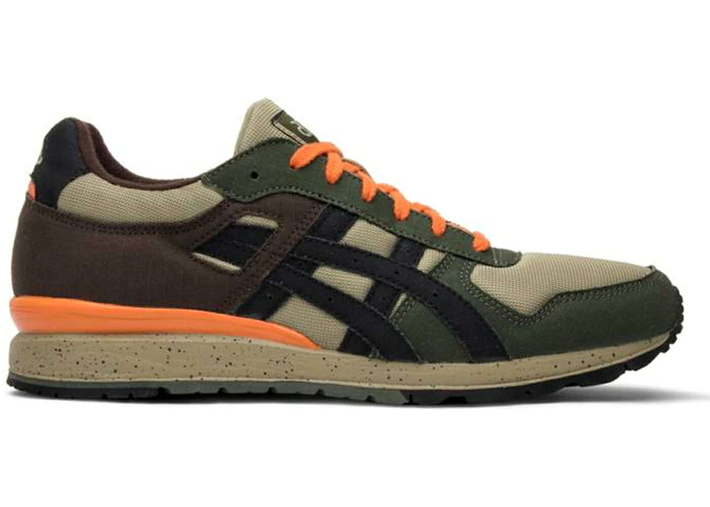 アシックス 緑 緑であること カーキ 赤銅色 赤銅色 スニーカー メンズ ASICS GT-II PROPER LONG BEACH / GREEN KHAKI BROWN