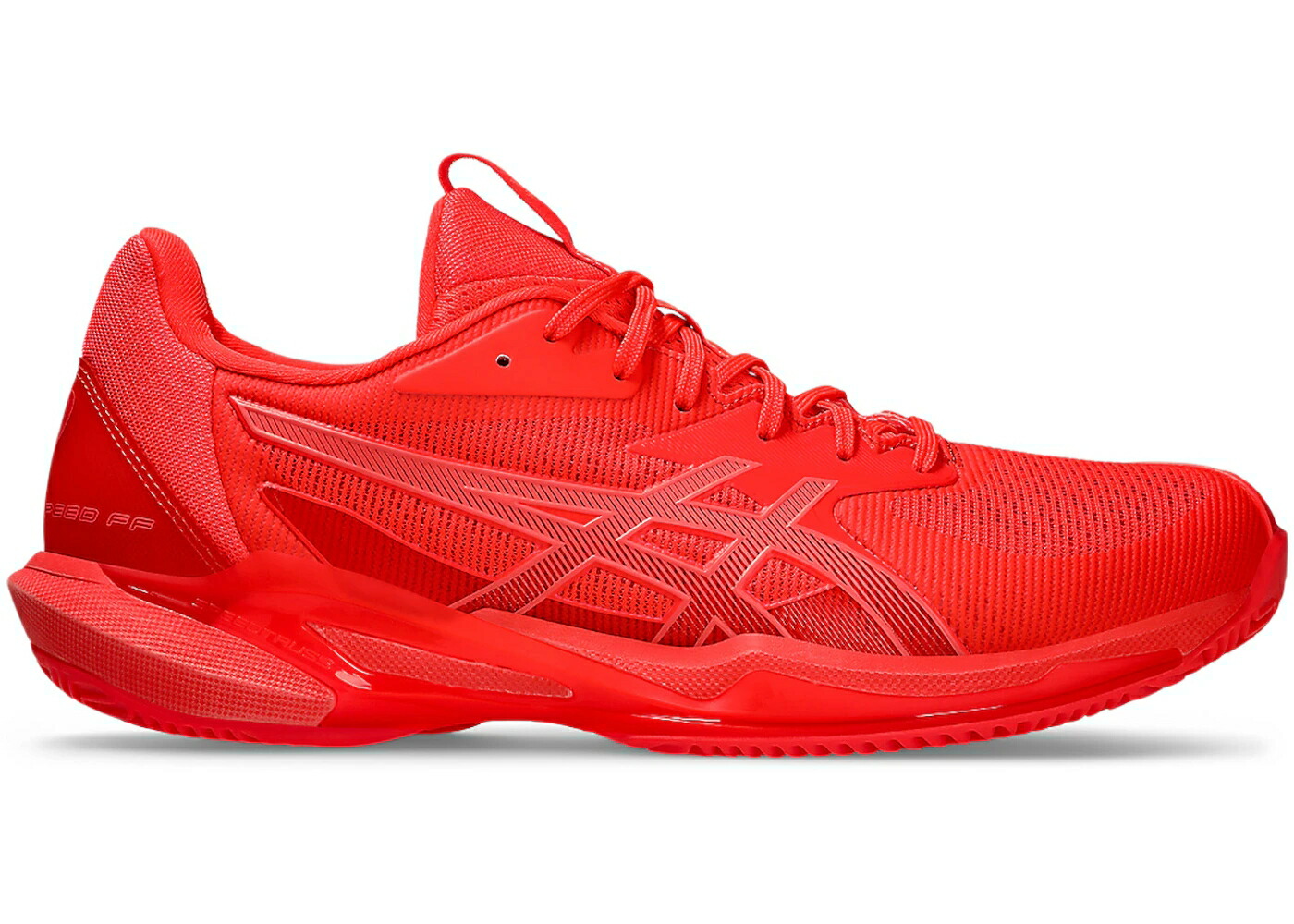 アシックス 素早さ 赤 赤いこと スニーカー メンズ ASICS SOLUTION SPEED FF 3 CLAY FLASH RED BLAZING CORAL / FLASH RED BLAZING CORAL