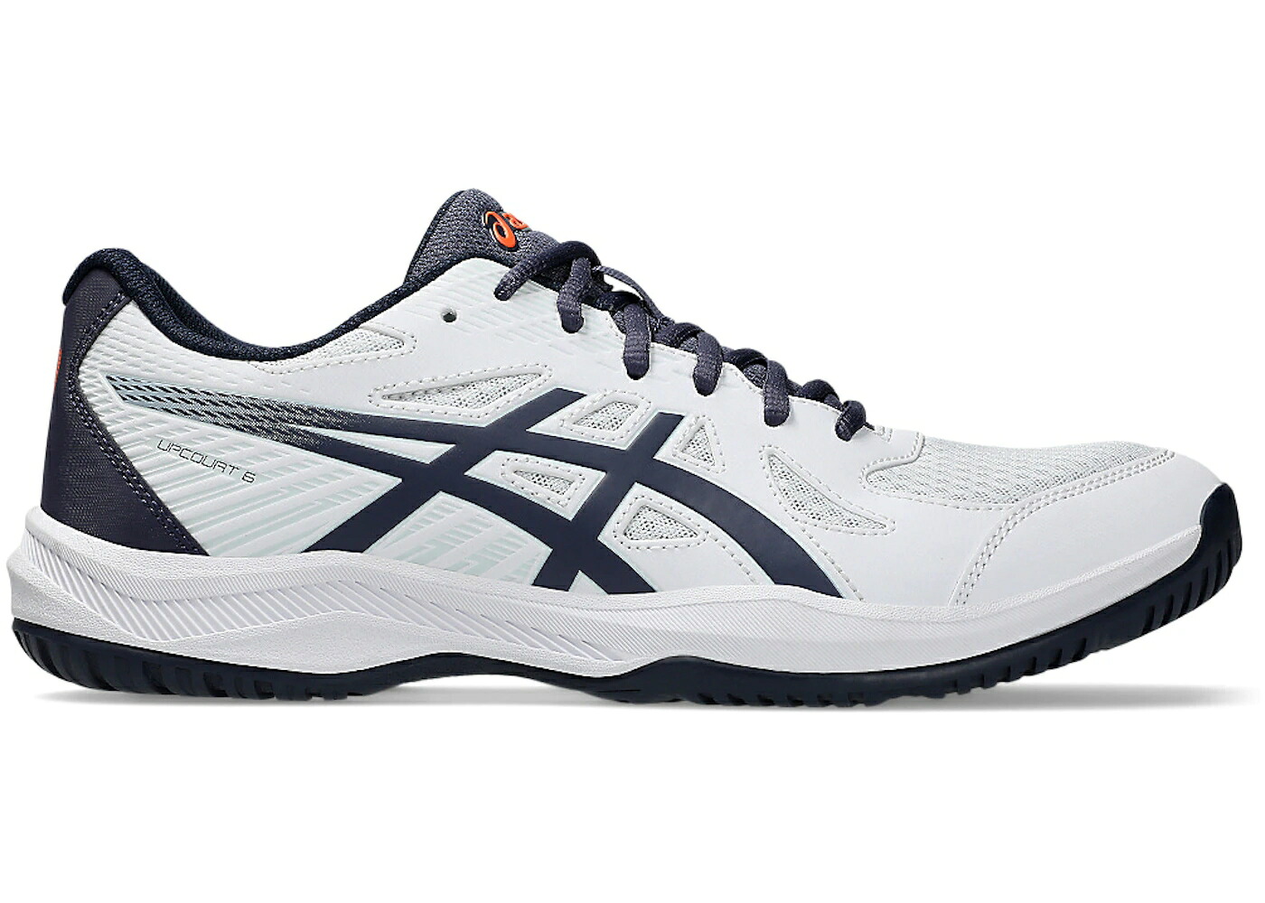 アシックス 白いこと 白いこと 藍色 インディゴ スニーカー メンズ ASICS UPCOURT 6 WHITE INDIGO FOG / WHITE INDIGO FOG