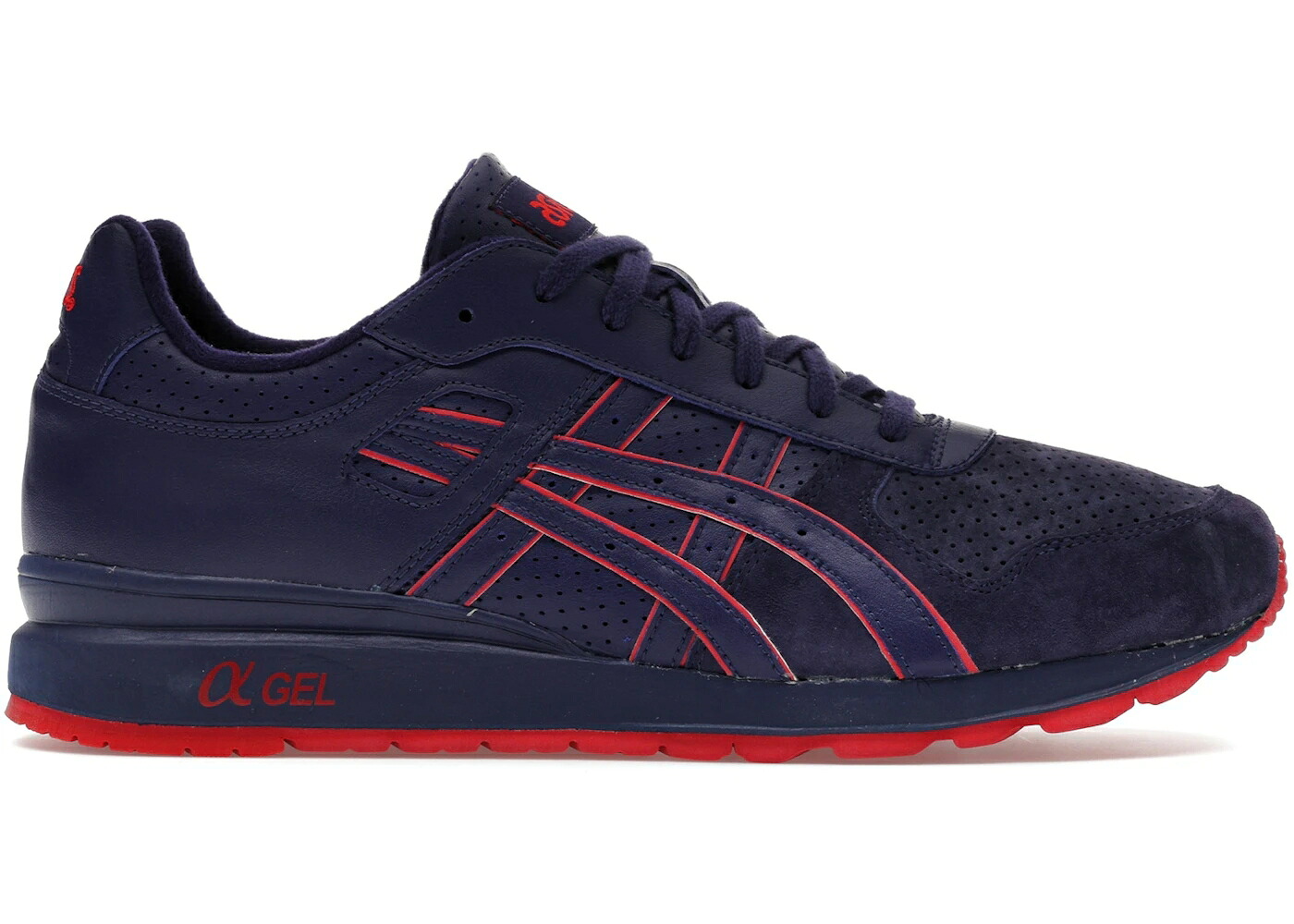 アシックス ご機嫌 紫 パープル 赤 赤いこと スニーカー メンズ ASICS GT-II RONNIE FIEG HIGH RISK / PURPLE HIGH RISK RED