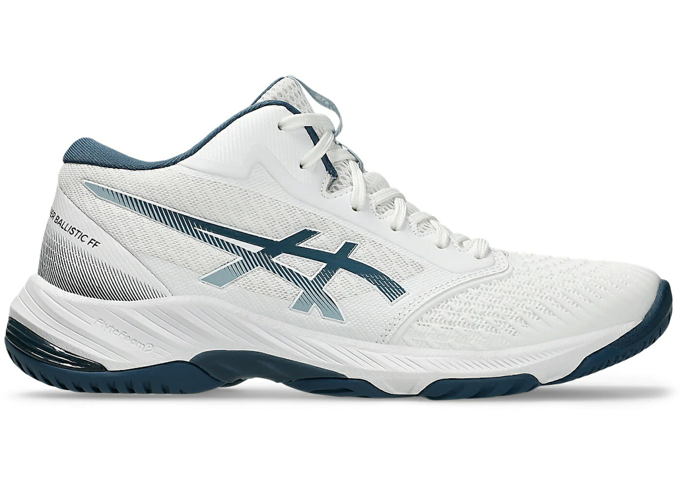 アシックス 白いこと 白いこと ビンテージ ヴィンテージ 藍色 インディゴ スニーカー メンズ ASICS NETBURNER BALLISTIC FF 3 MT WHITE VINTAGE INDIGO / WHITE VINTAGE INDIGO