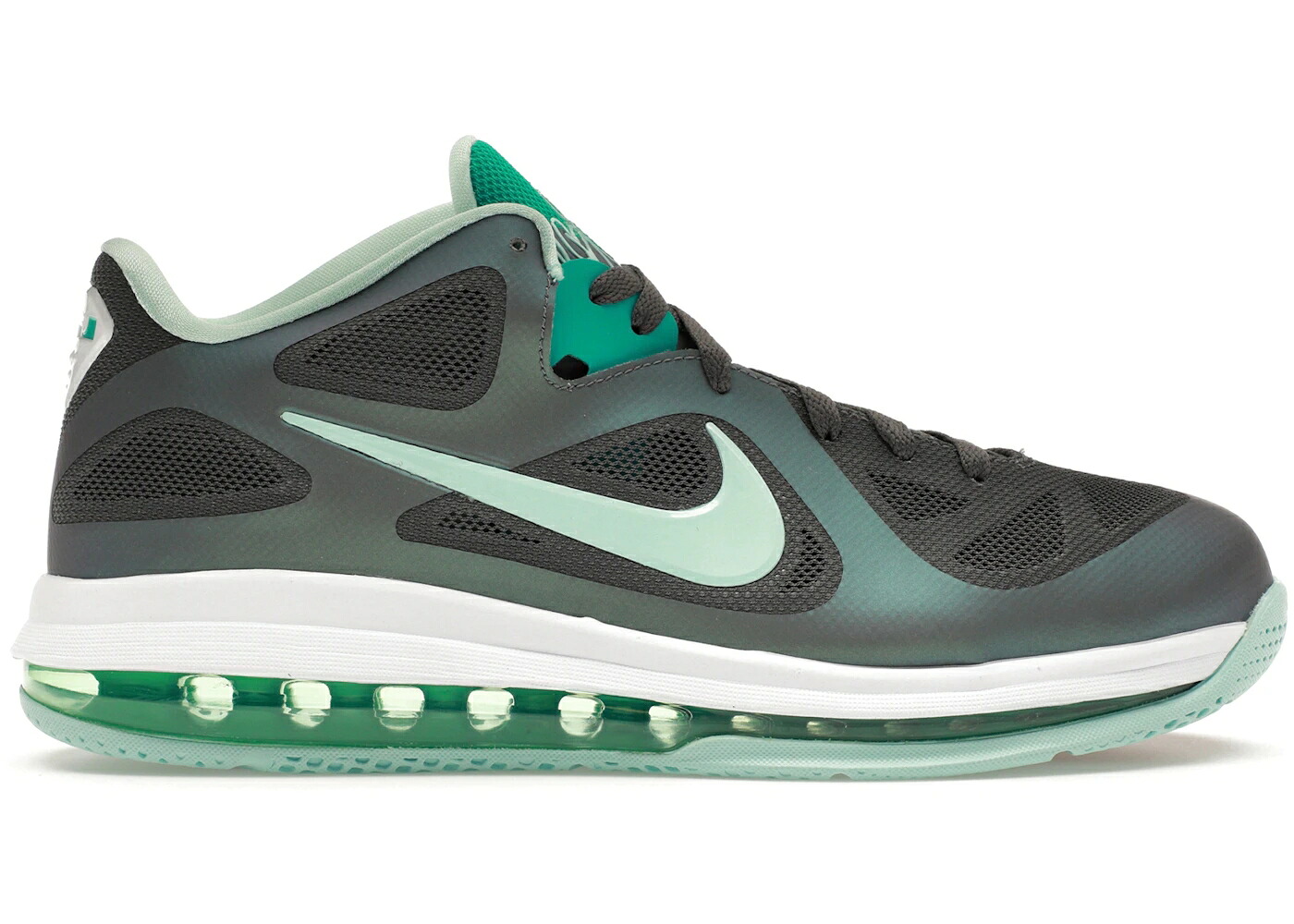 ナイキ レブロン 灰色 グレー クール スニーカー メンズ NIKE LEBRON 9 LOW EASTER / DARK GREY MINT CANDY COOL GREY