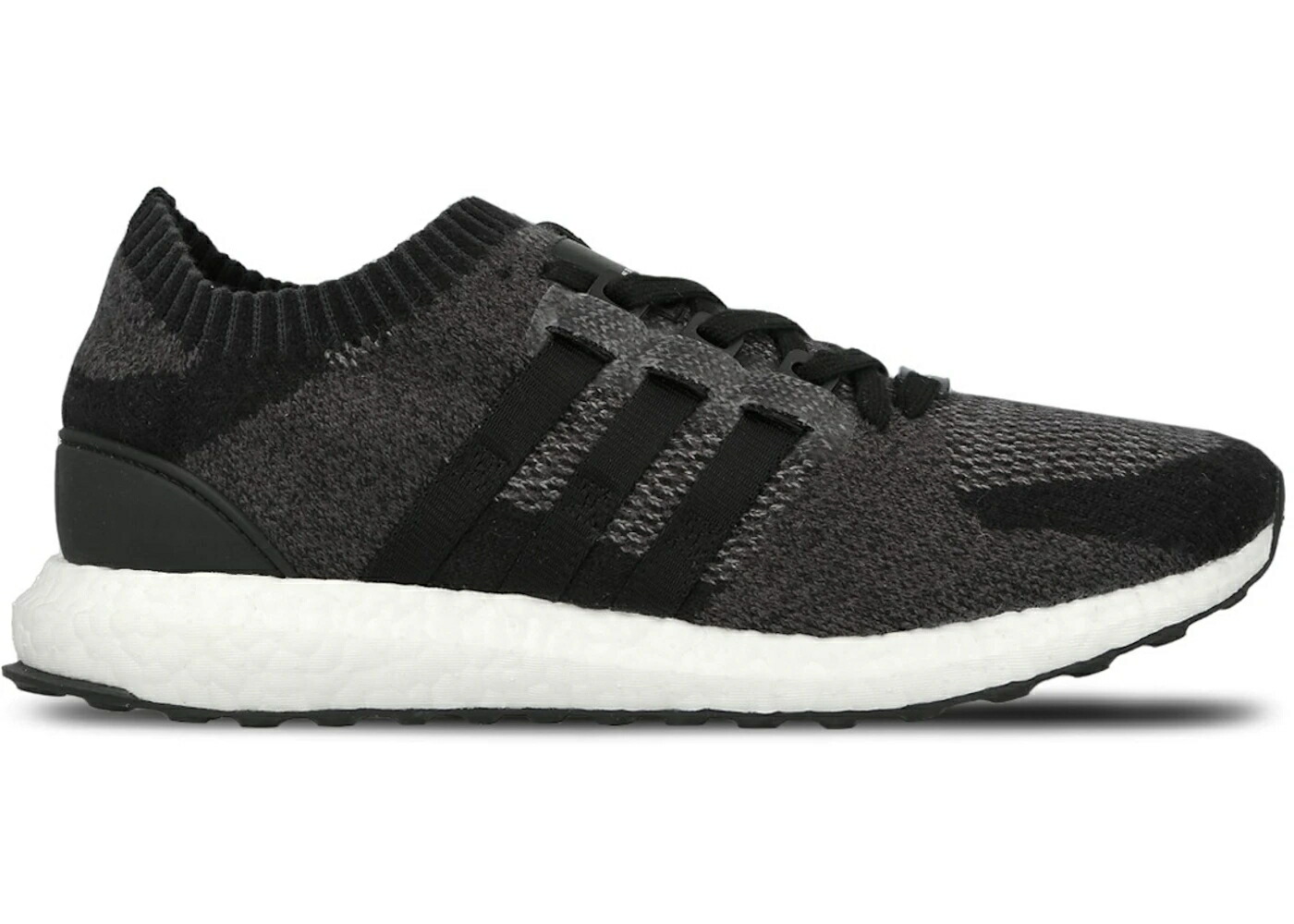 アディダス ウルトラ コア 黒色 ブラック 白色 ホワイト スニーカー メンズ ADIDAS EQT SUPPORT ULTRA CORE BLACK / CORE BLACK CORE BLACK WHITE｜スニケス