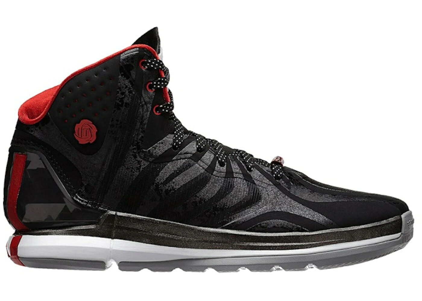 アディダス ローズ 黒色 ブラック 4.5 スニーカー メンズ ADIDAS D ROSE BLACK/BLACK/LSTSCA / BLACK BLACK LSTSCA｜スニケス