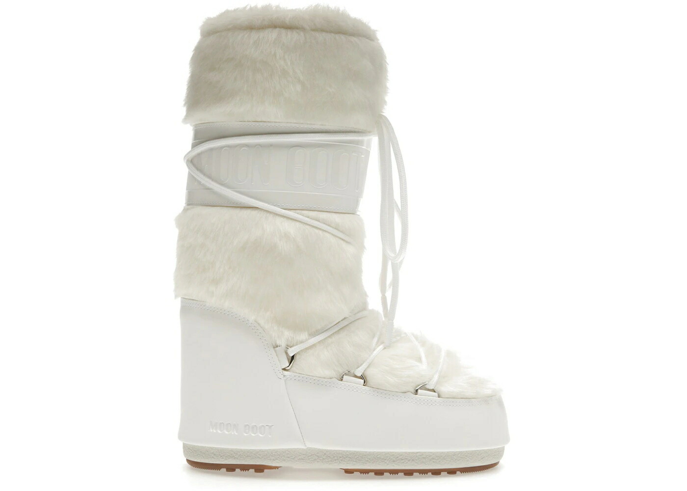 ムーンブーツ ブーツ アイコン 白色 ホワイト スニーカー ユニセックス MOON BOOT MOON BOOT ICON FAUX-FUR WHITE / メンズ 67,485円