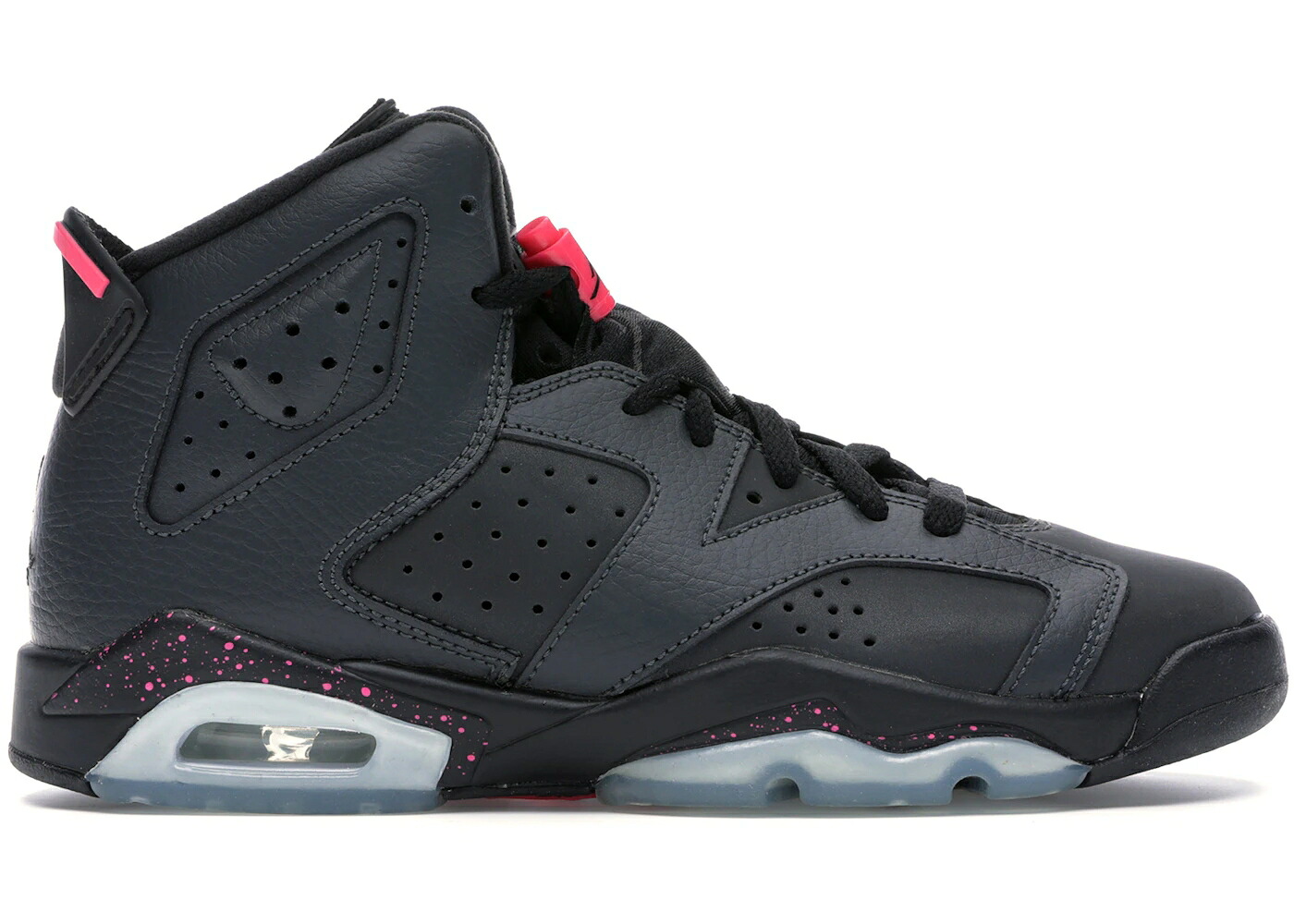 ナイキ ジョーダン サクラ色 黒いこと 黒いこと お坊っちゃん キッズ JORDAN 6 RETRO HYPER PINK (GS) / ANTHRACITE BLACK HYPER PINK もの言う花 マタニティ スニーカー