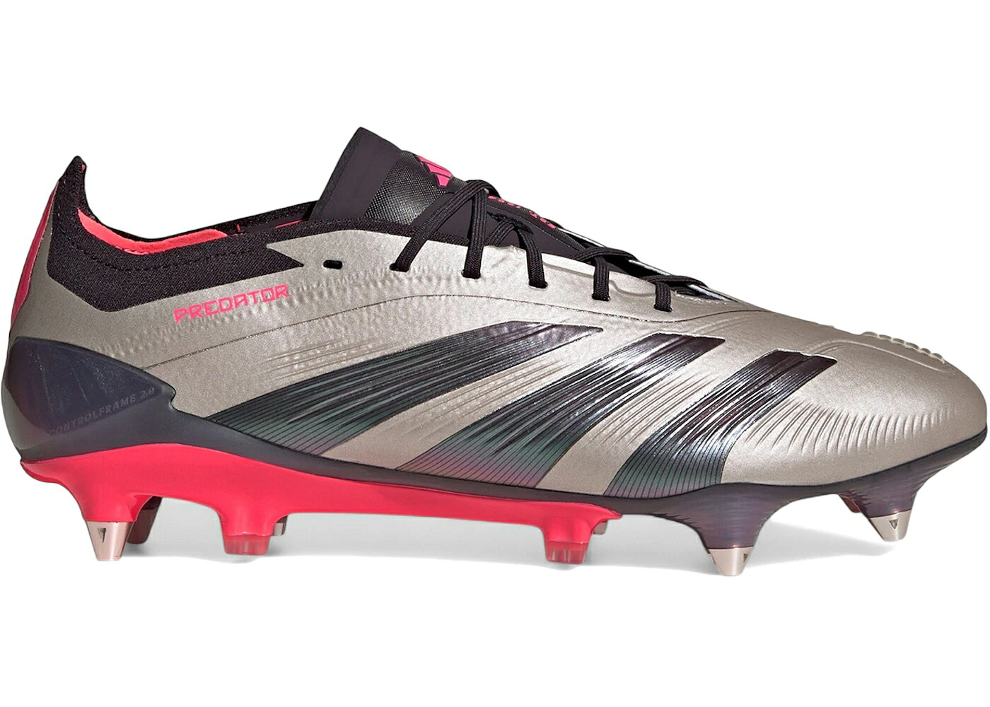 アディダス プレデター エリート プラチナム 黒色 ブラック スニーカー メンズ ADIDAS PREDATOR ELITE SG VIVID HORIZON PACK / PLATINUM METALLIC AURORA BLACK|スニケス