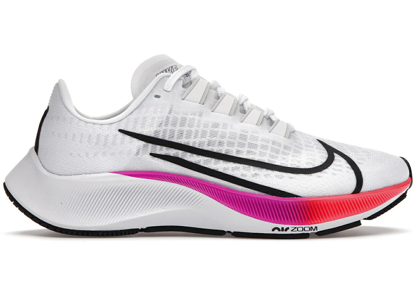 ナイキ ズーム ペガサス 白色 ホワイト 紫 バイオレット オーラ ズームペガサス WOMEN スニーカー レディース NIKE AIR ZOOM PEGASUS 37 WHITE MULTI-COLOR (WOMEN) / WHITE HYPER VIOLET SPRUCE AURA